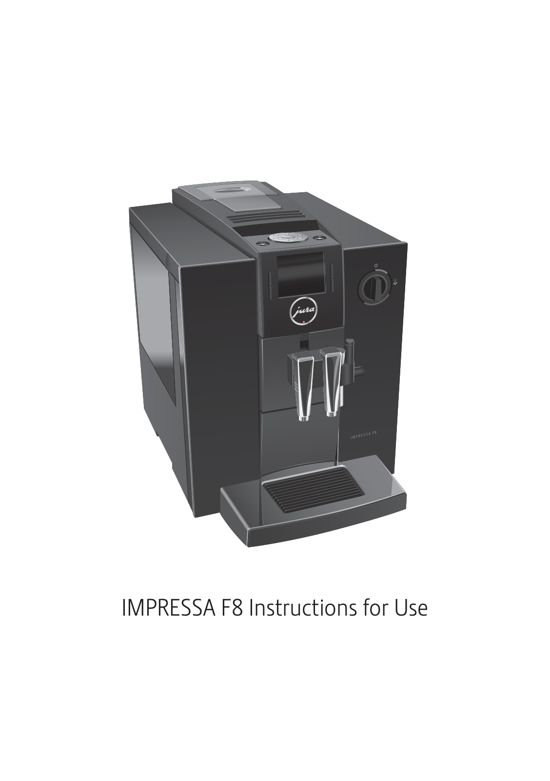 Jura F85 User Manual