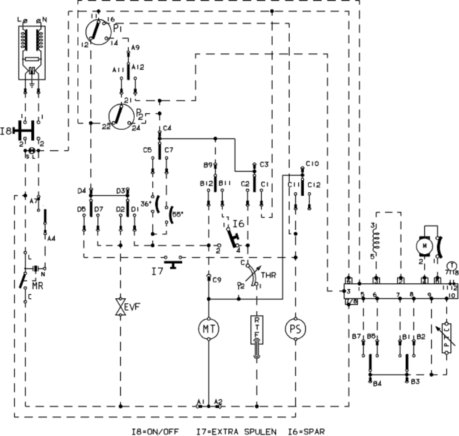 Indesit WG1030TXD Schematic