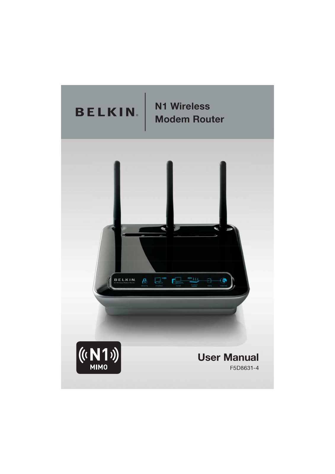 Belkin F5D8631-4C Users Manual