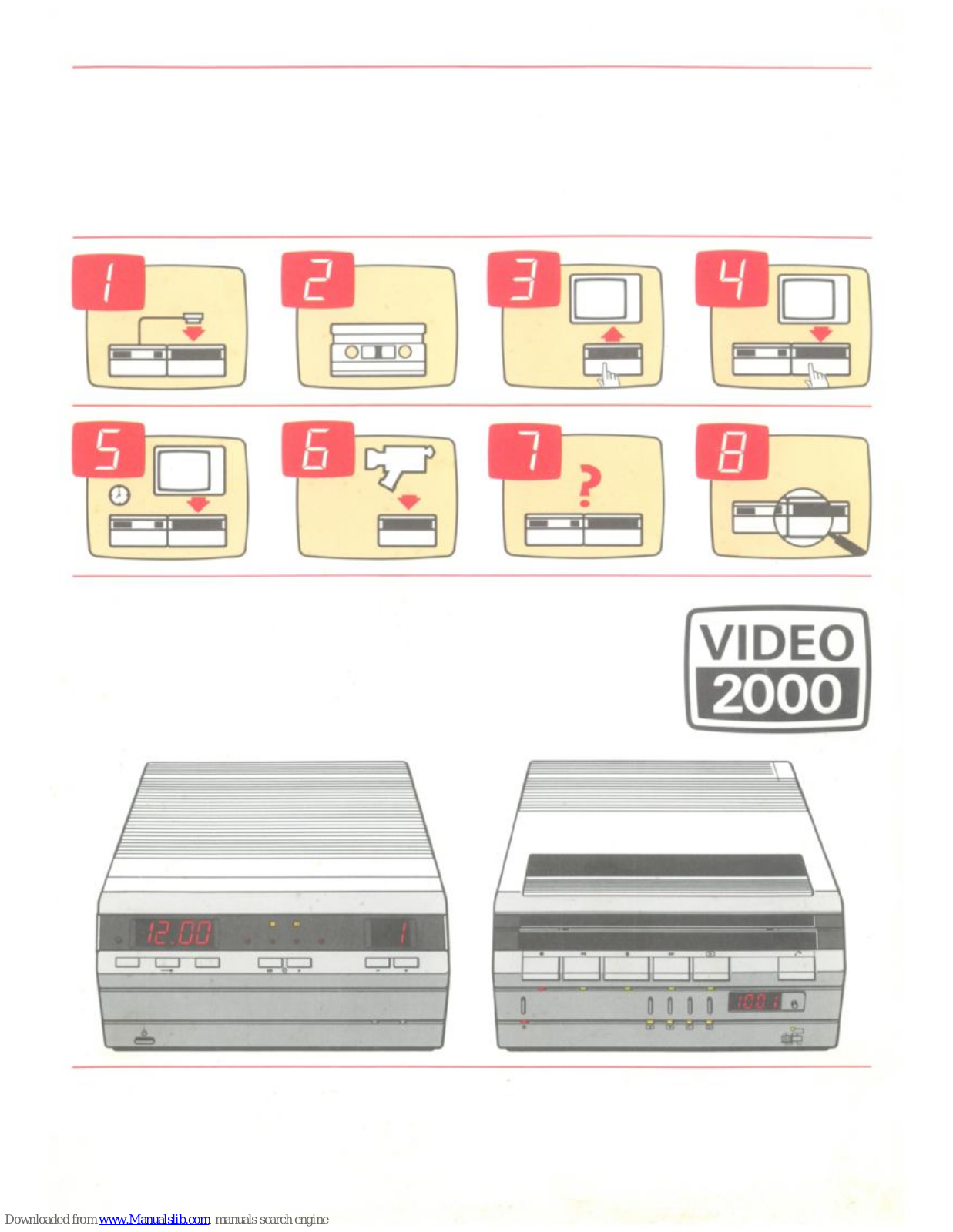 Philips VR2120 User Manual