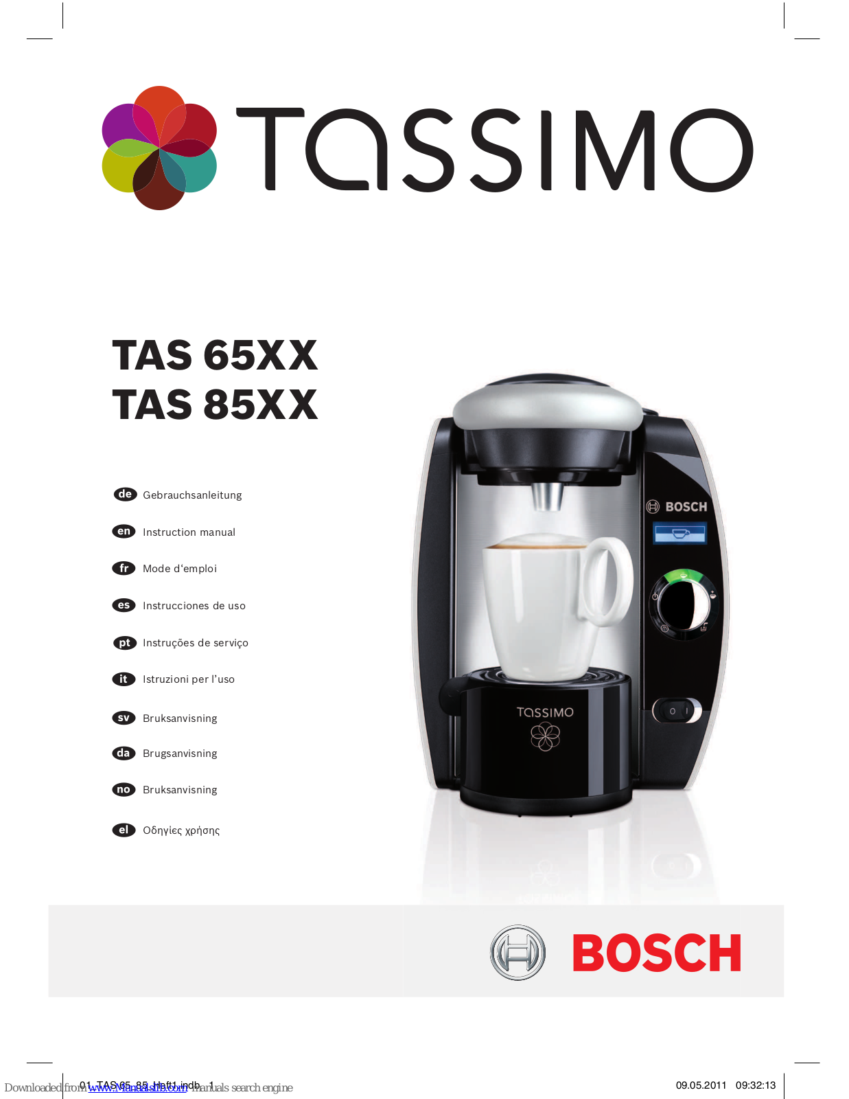 Bosch TAS 65XX, TAS 85XX Instruction Manual