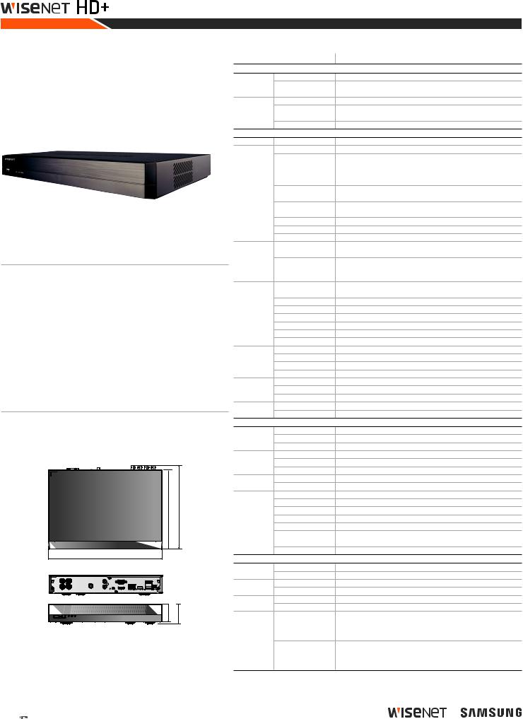 Samsung HRD-440 Specsheet