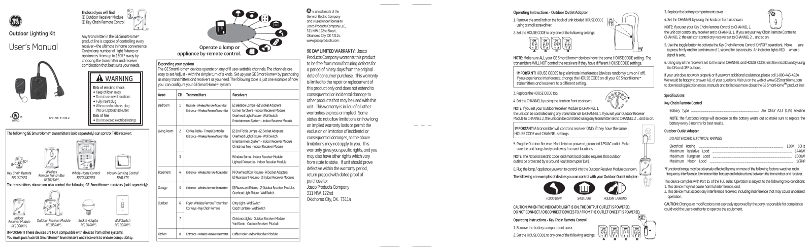 GE 51136 Owner's Manual