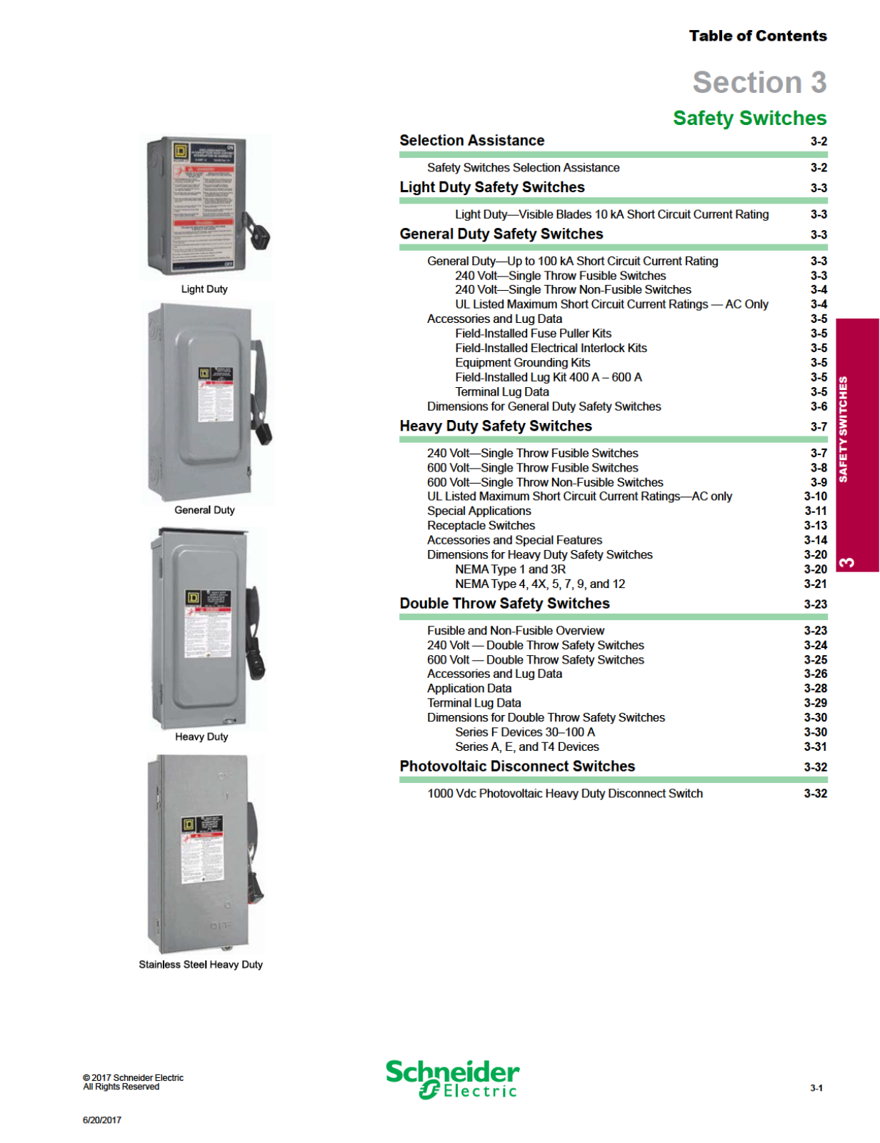 Square D Safety switches Catalog - ManualMachine.com
