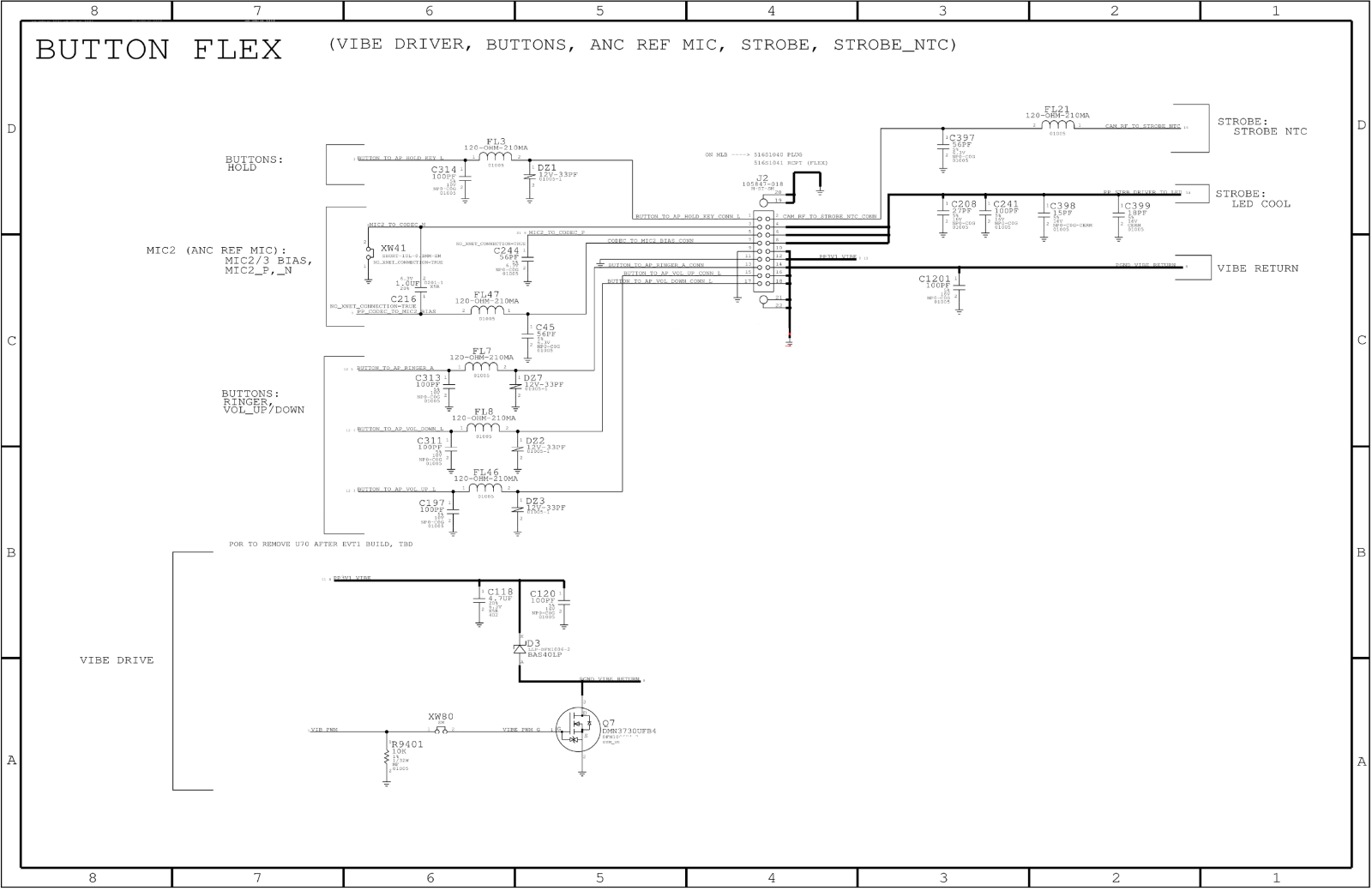 Apple iphone 5с schematics diagram