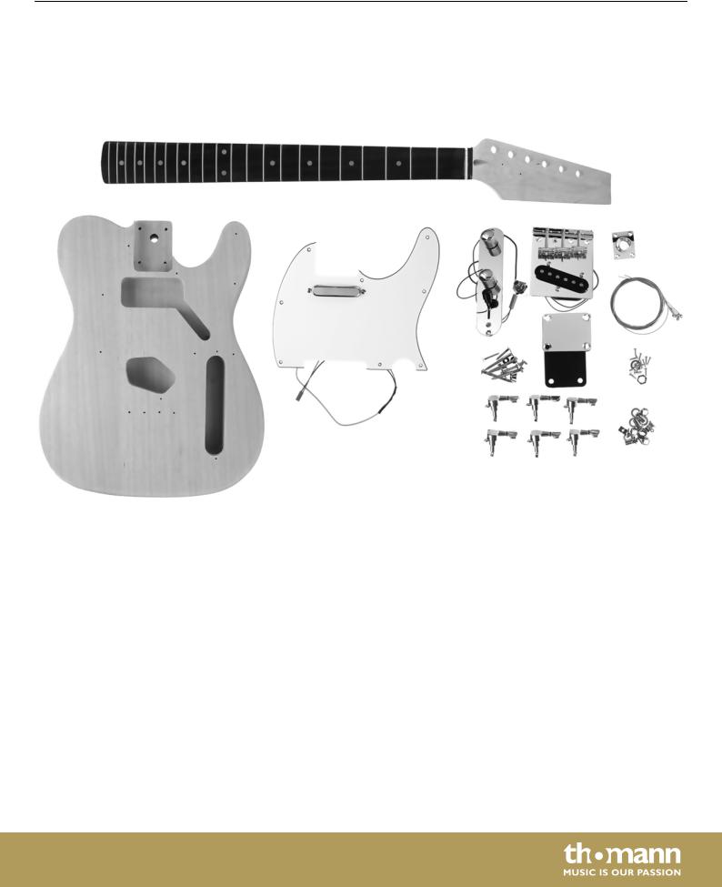 Thomann Electric Guitar Kit T Style Instruction manual