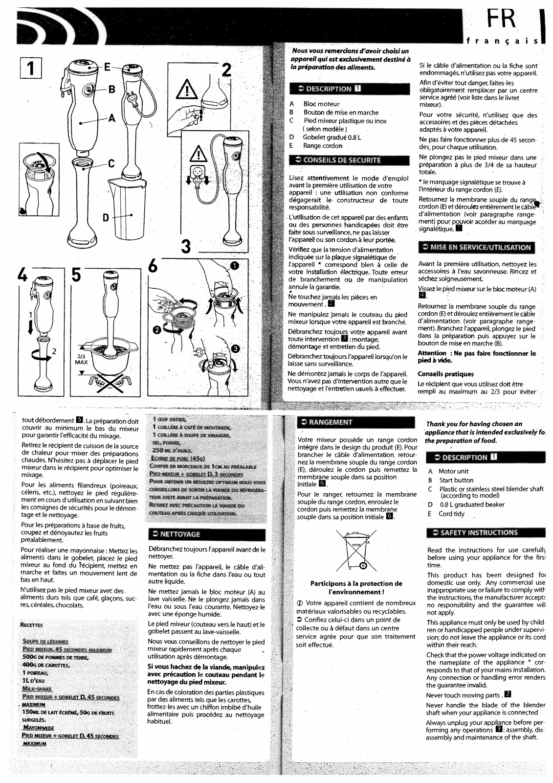 SEB HB4071, Ultra Compact User Manual