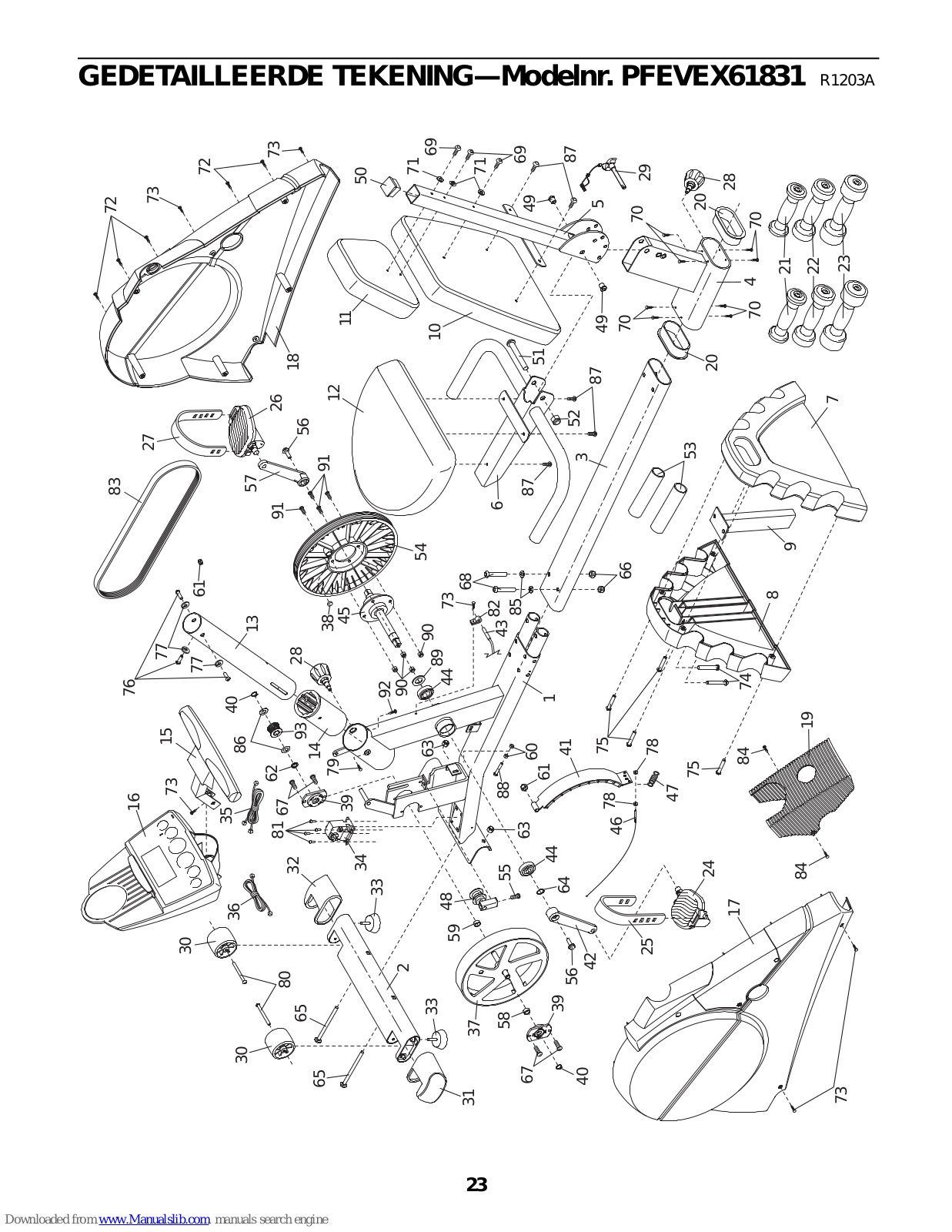 ProForm 762 Ekg, PFEVEX61831 Bike Manual