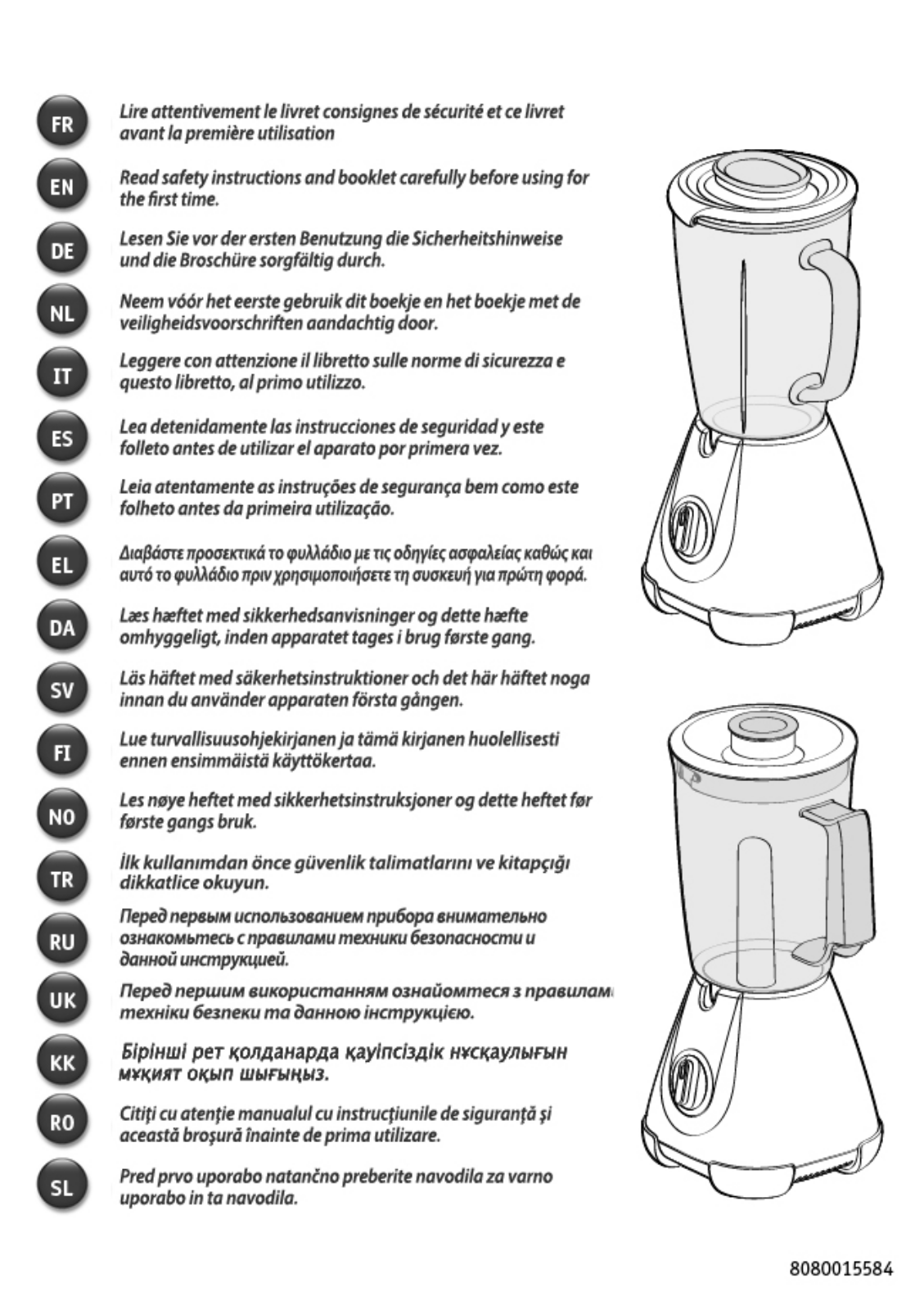 Tefal BlendForce BL313A38 User Manual