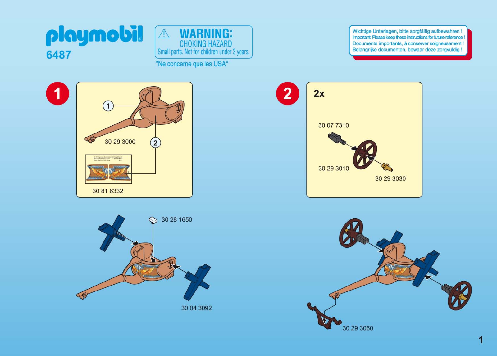 Playmobil 6487 Instructions