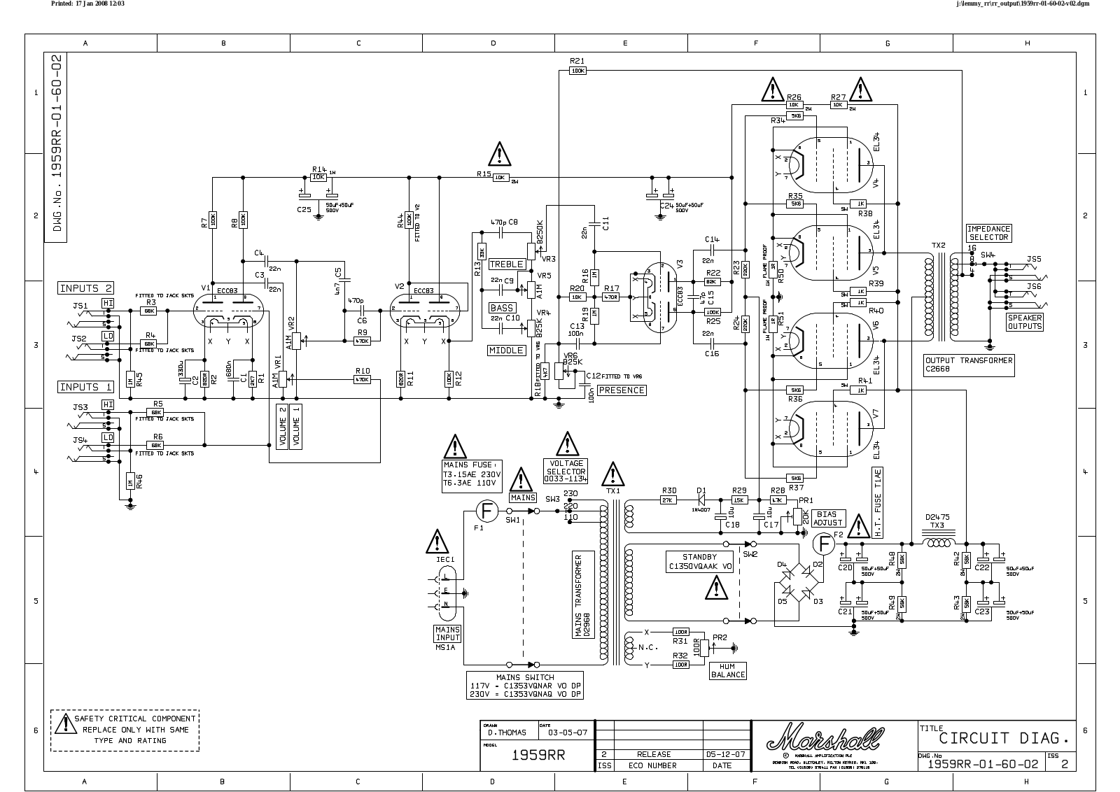 Marshall 1959-RR-01-60-02-V02 Schematic