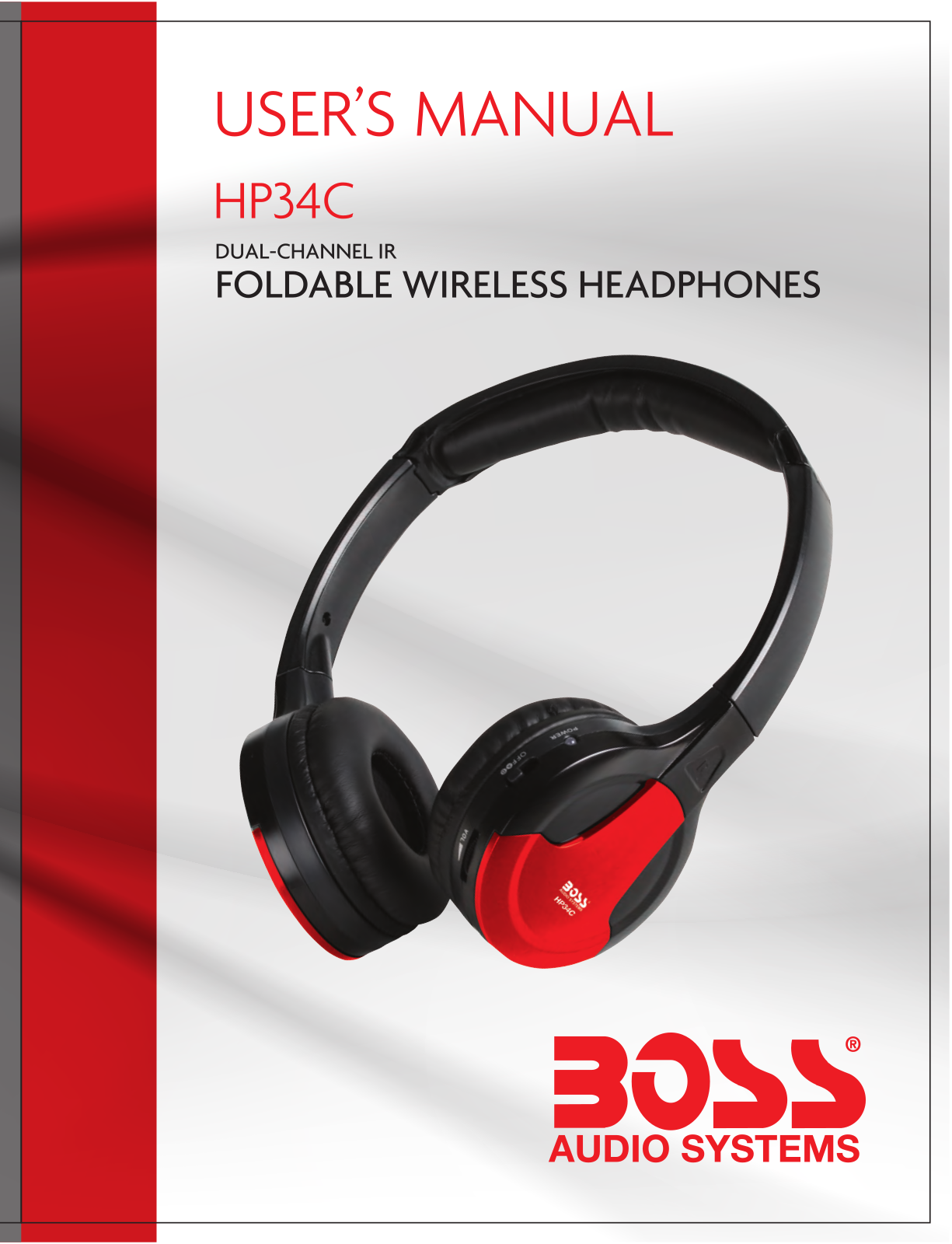 Boss Audio HP34C User Manual