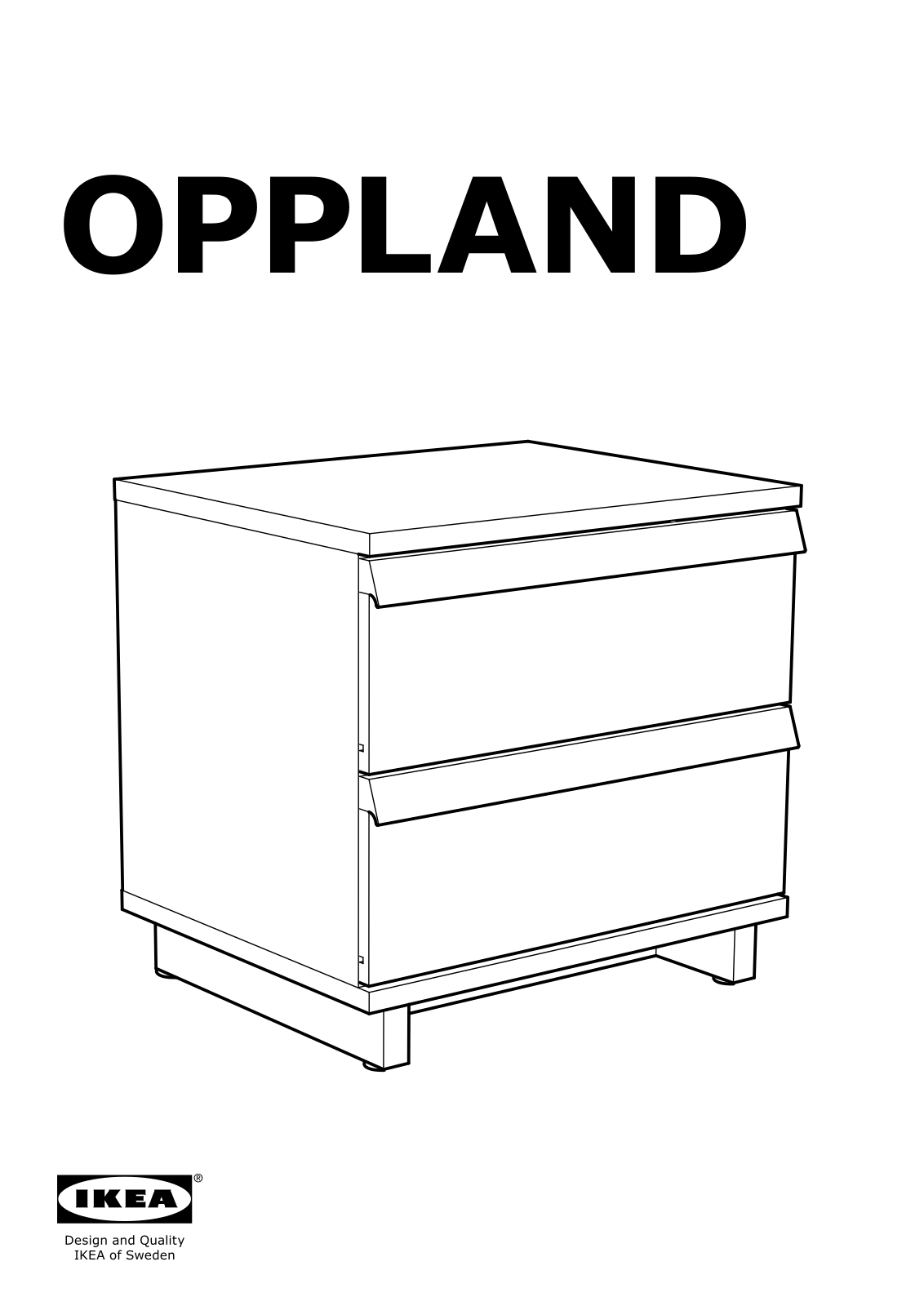 IKEA OPPLAND User Manual