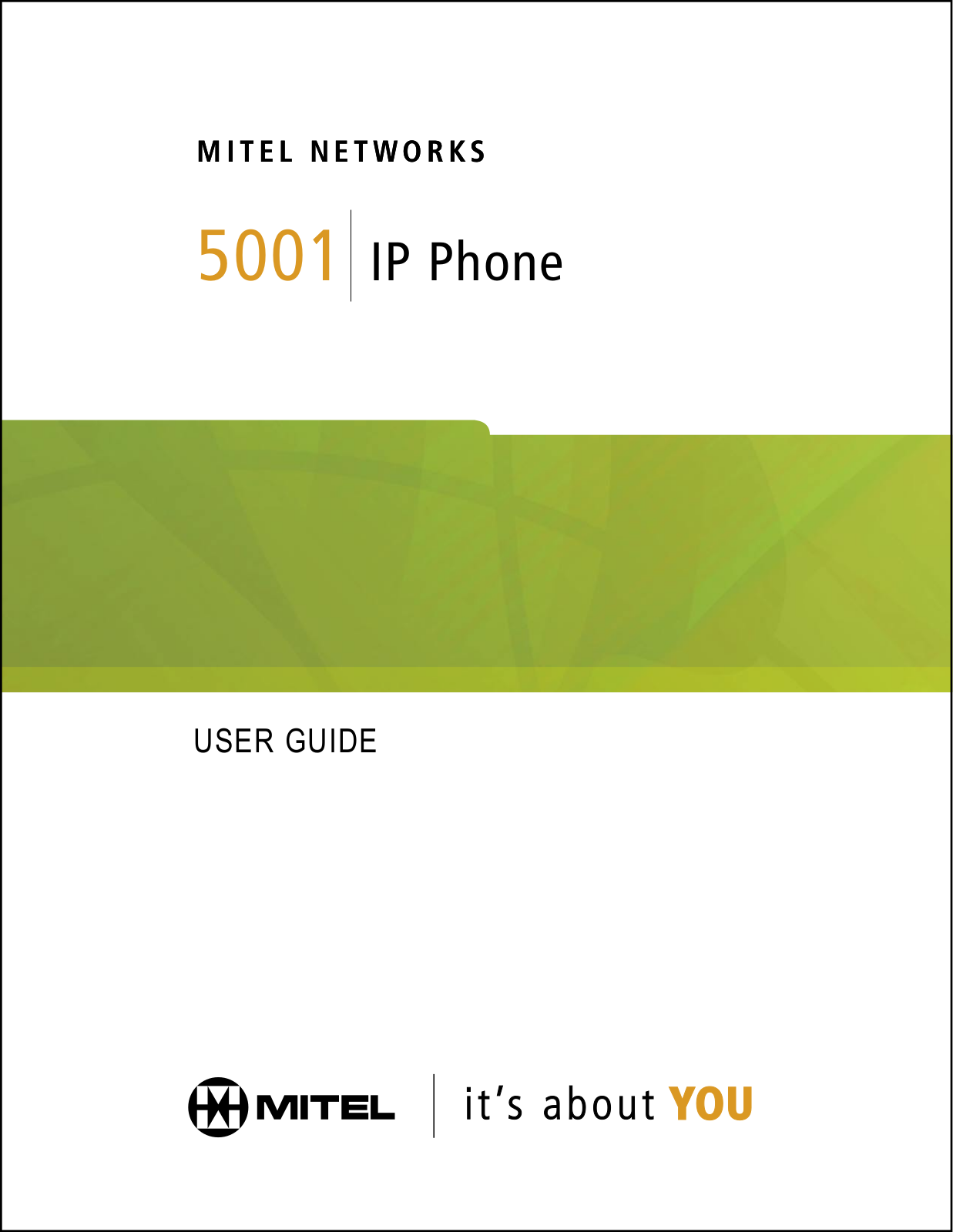 Mitel 5001 IP User Guide