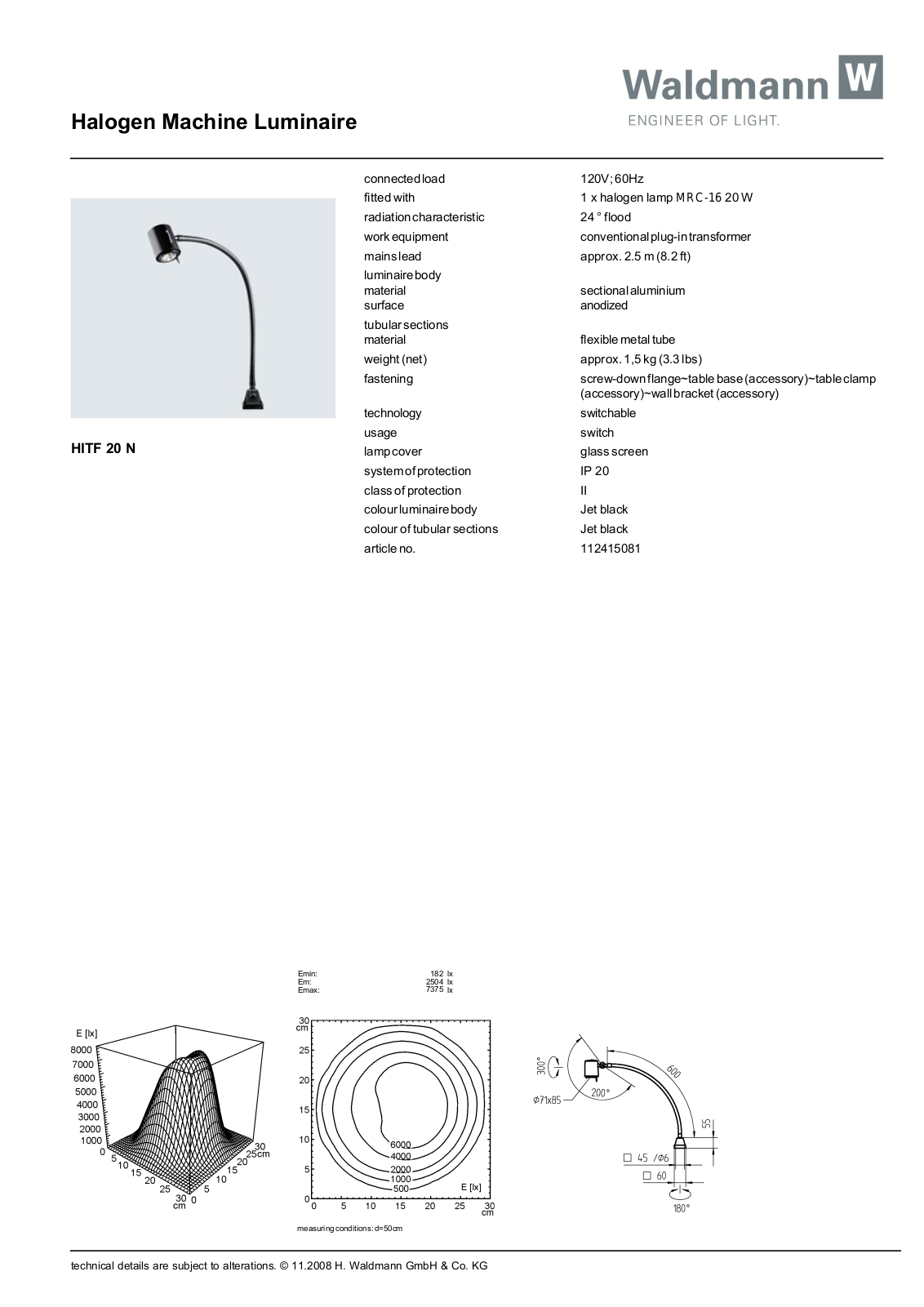 Waldmann 112415081 Information guide - ManualMachine.com