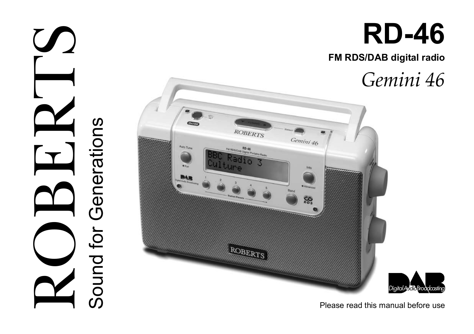 Roberts Radio RD-46 User Manual