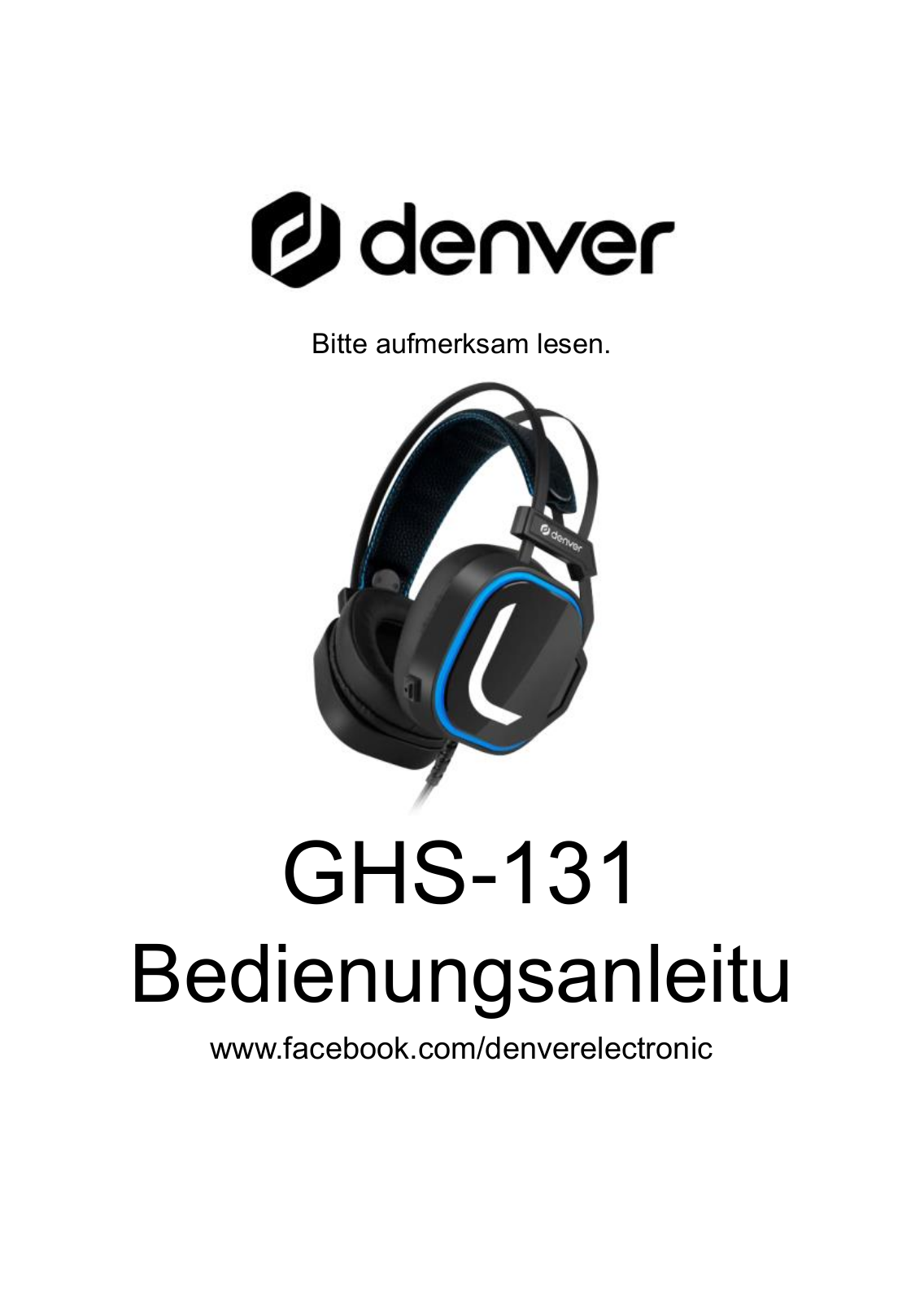 DENVER GHS-131 User guide - ManualMachine.com