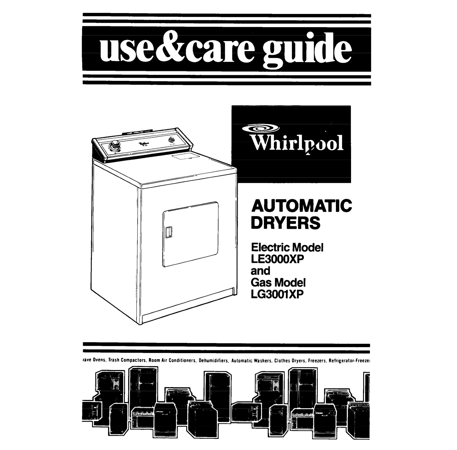 Whirlpool LE3000XP, LG30OIXP User Manual - ManualMachine.com