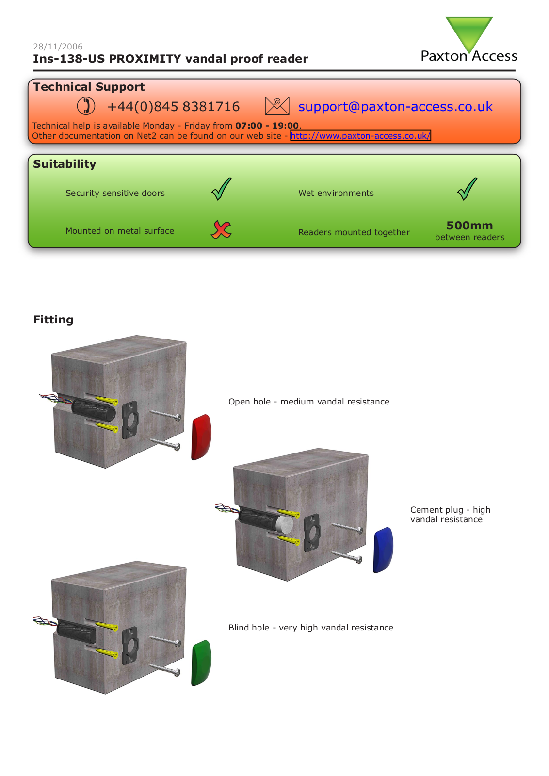 Paxton Access 568855 User Manual