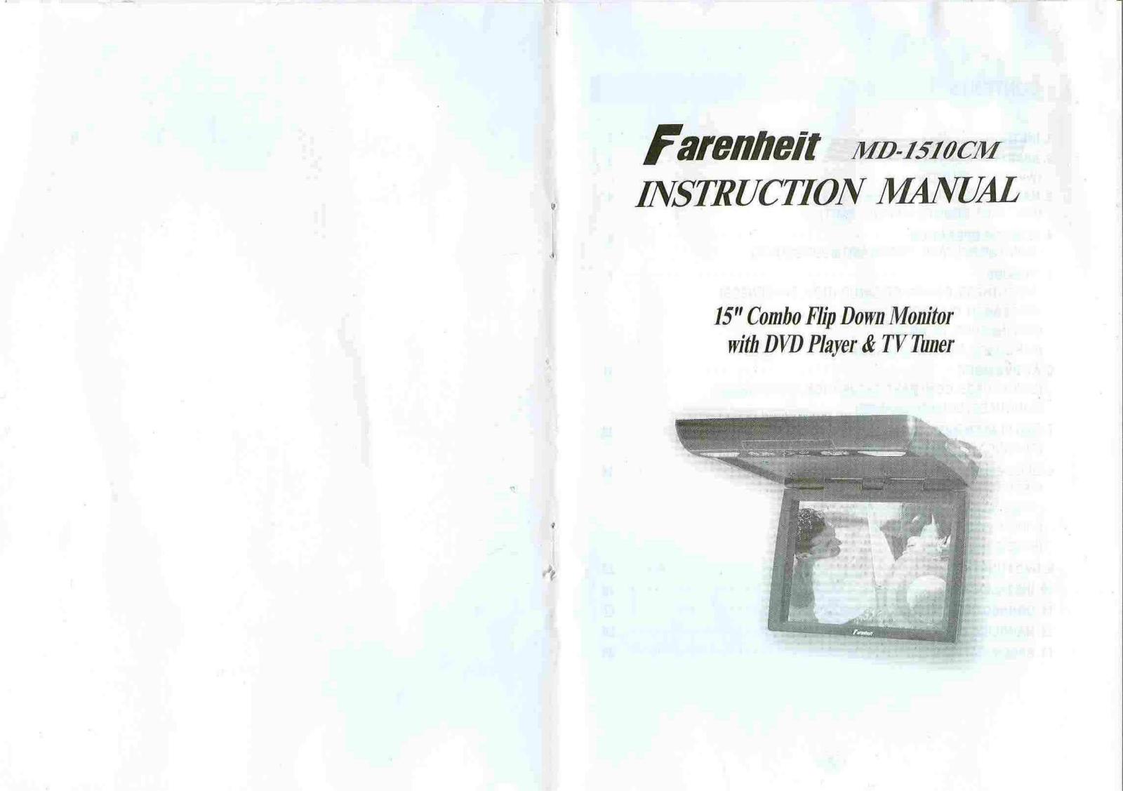 Farenheit Technologies MD1510CM User Manual