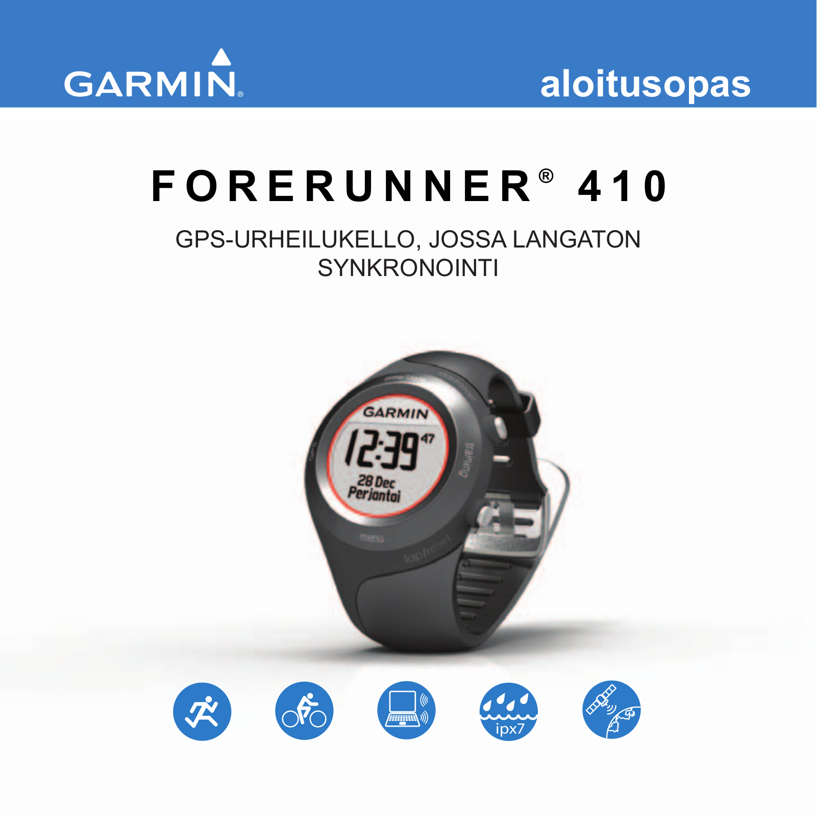 Garmin Forerunner 410 Getting Started Guide