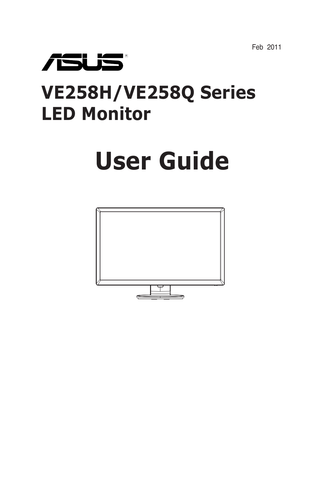 ASUS VE258Q User Manual