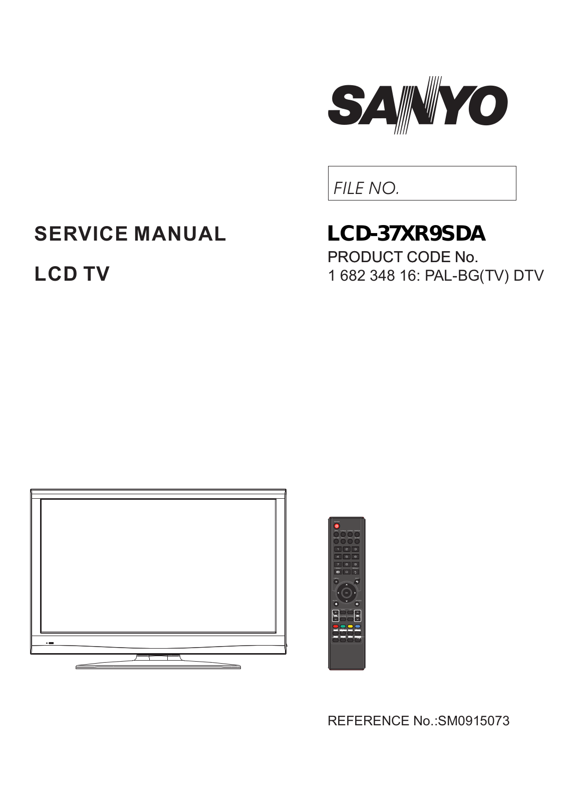 Sanyo 37XR9SDA Schematic