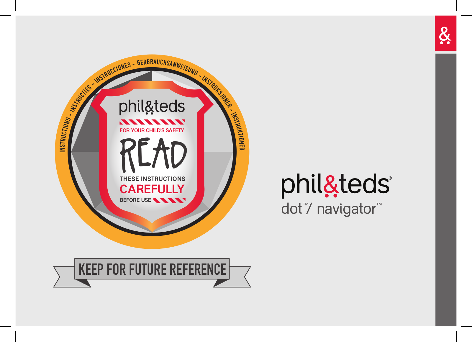 Phil & Teds Navigator, Dot Instruction Manual