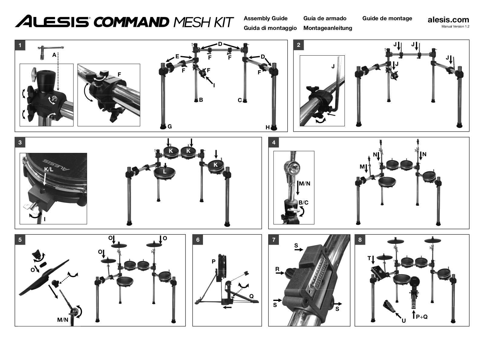 Alesis Command Mesh Kit Specification