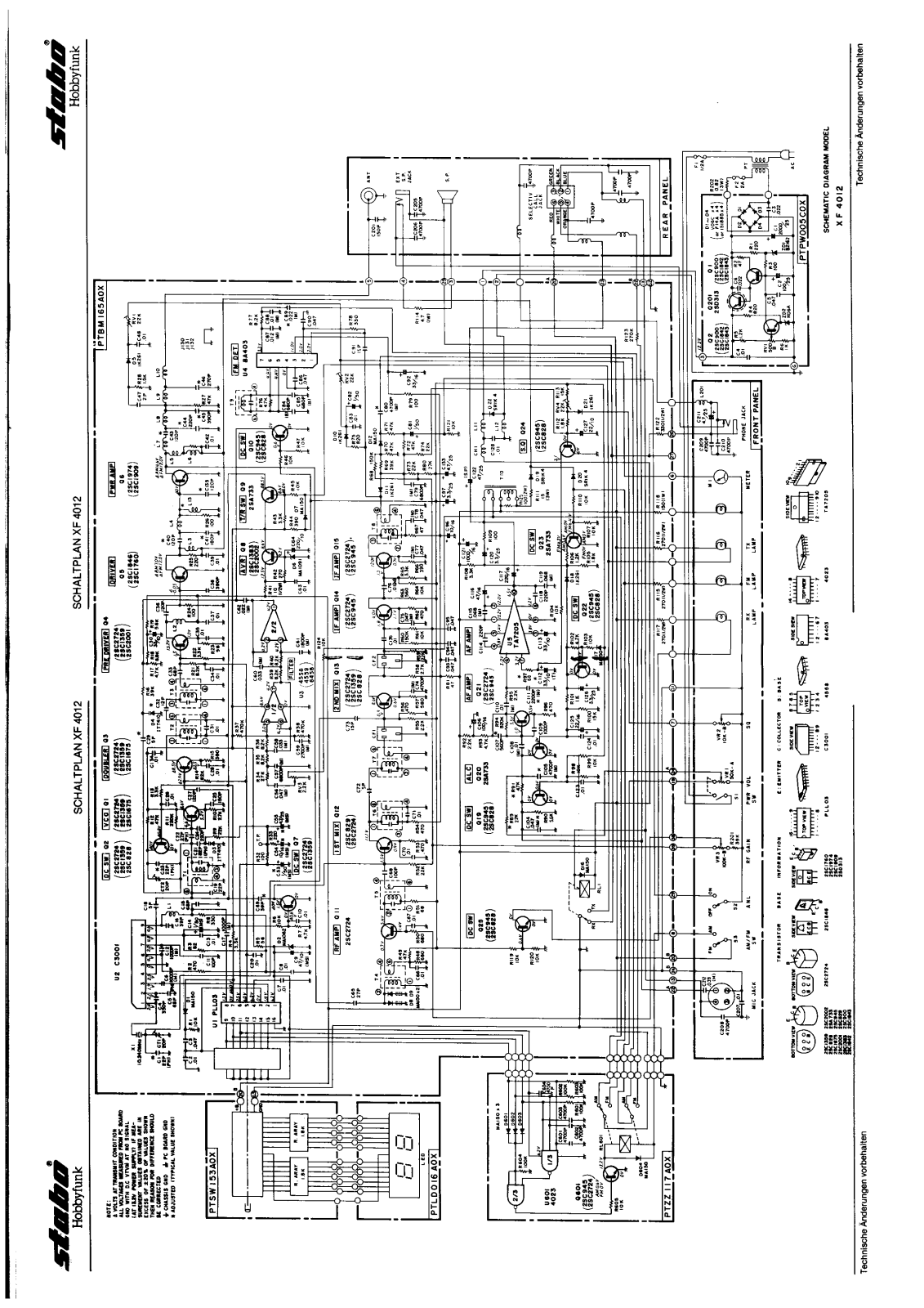 Stabo XF-4012 Schematic