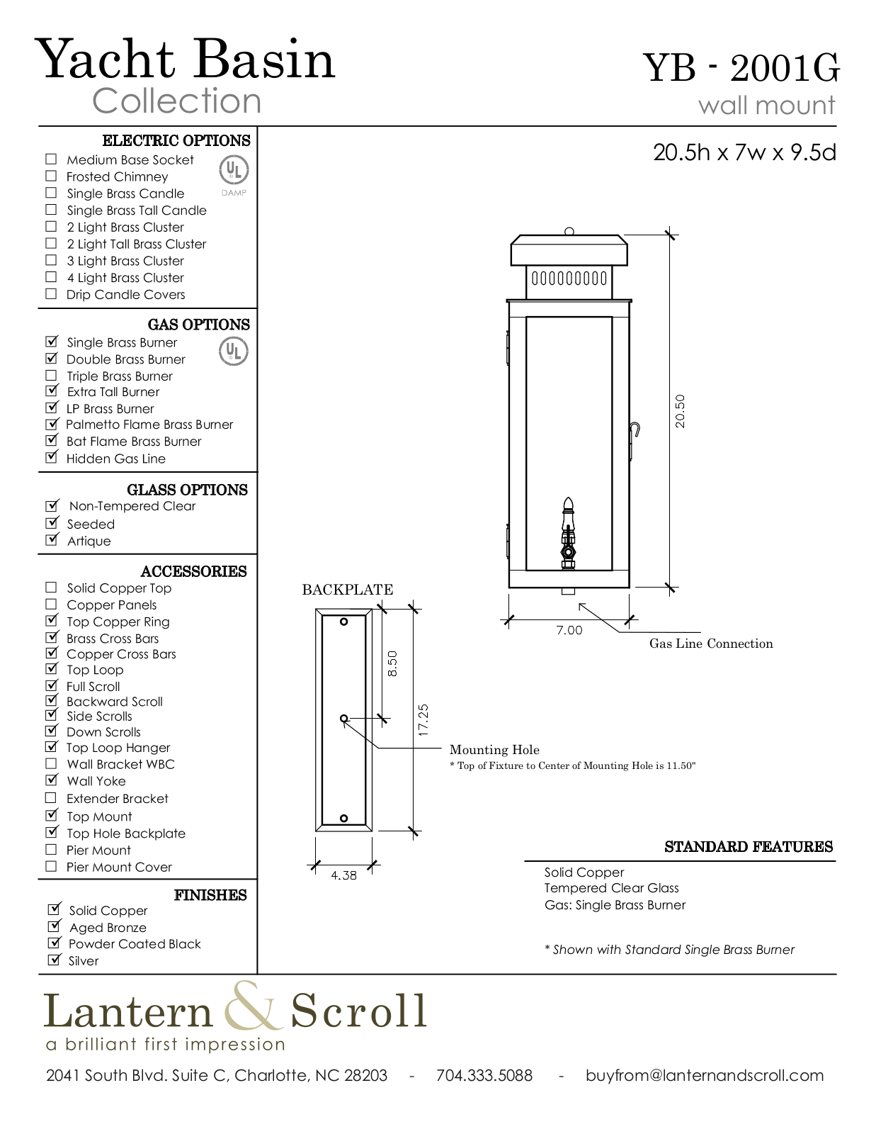 Lantern & Scroll LASC1017 Specifications - ManualMachine.com