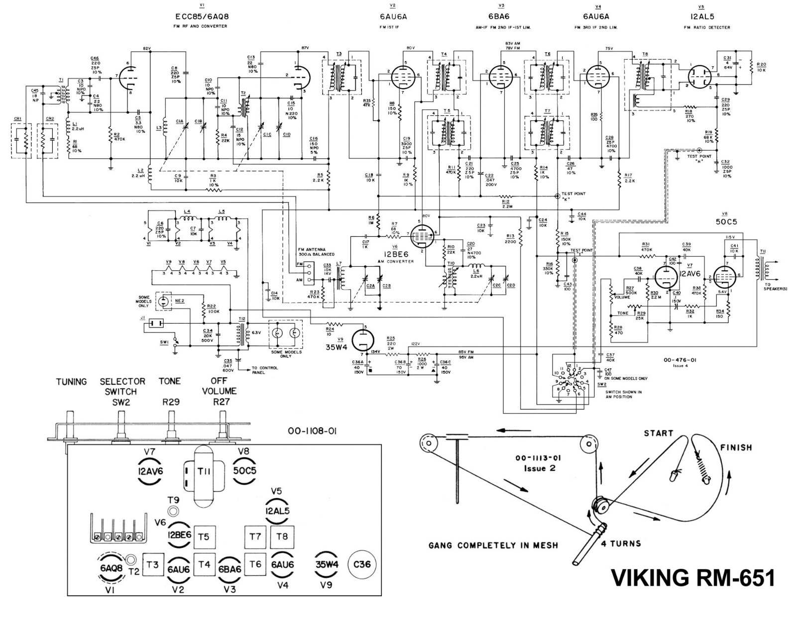 Viking RM-651 Schematic