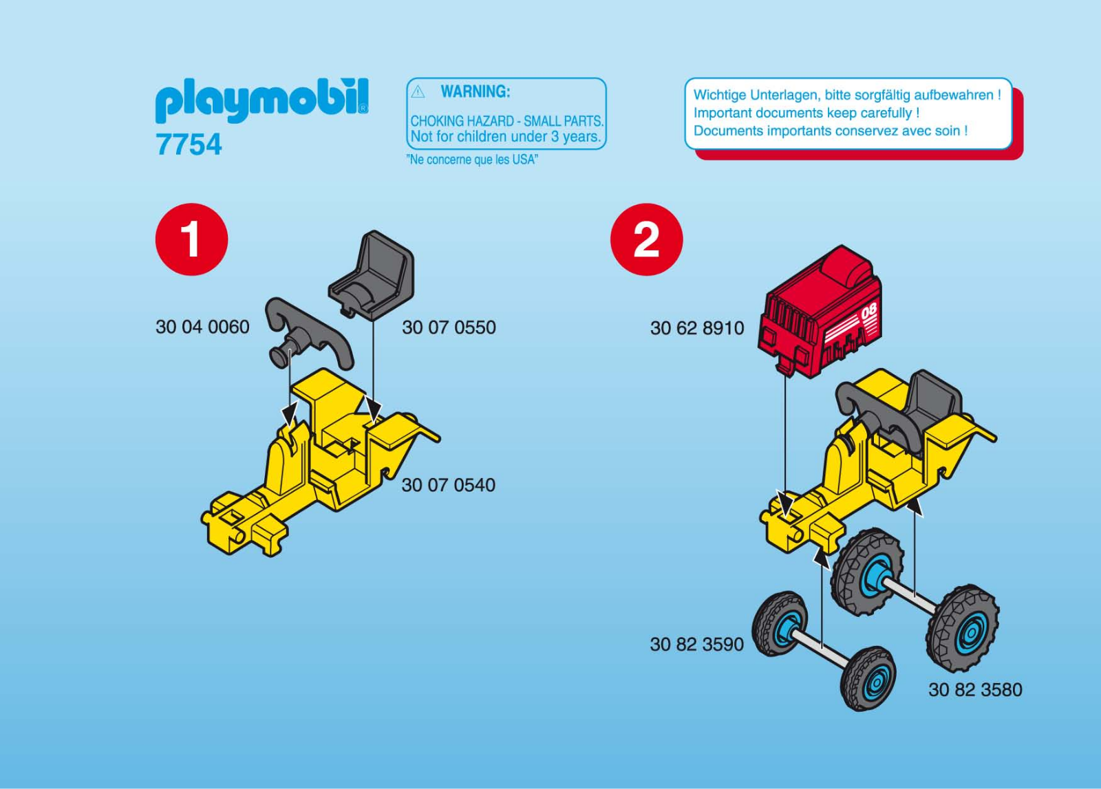 Playmobil 7754 Instructions