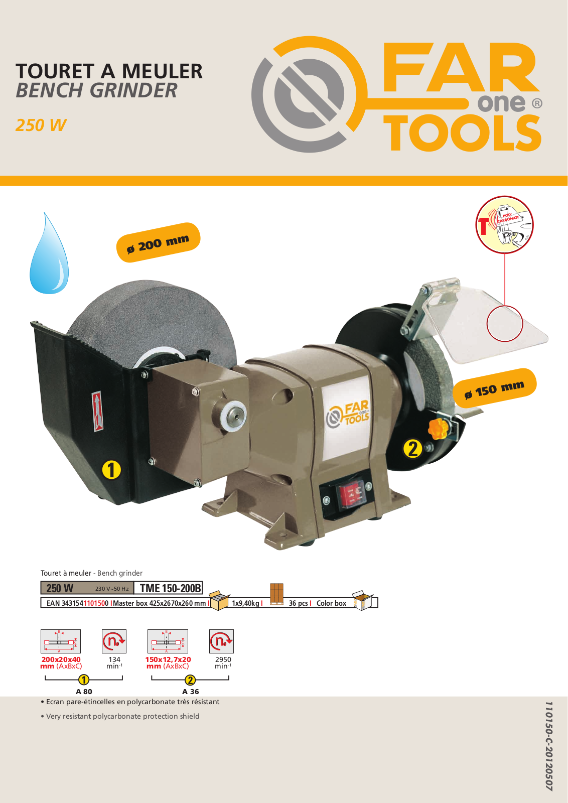 Fartools TME 150/200B User Manual