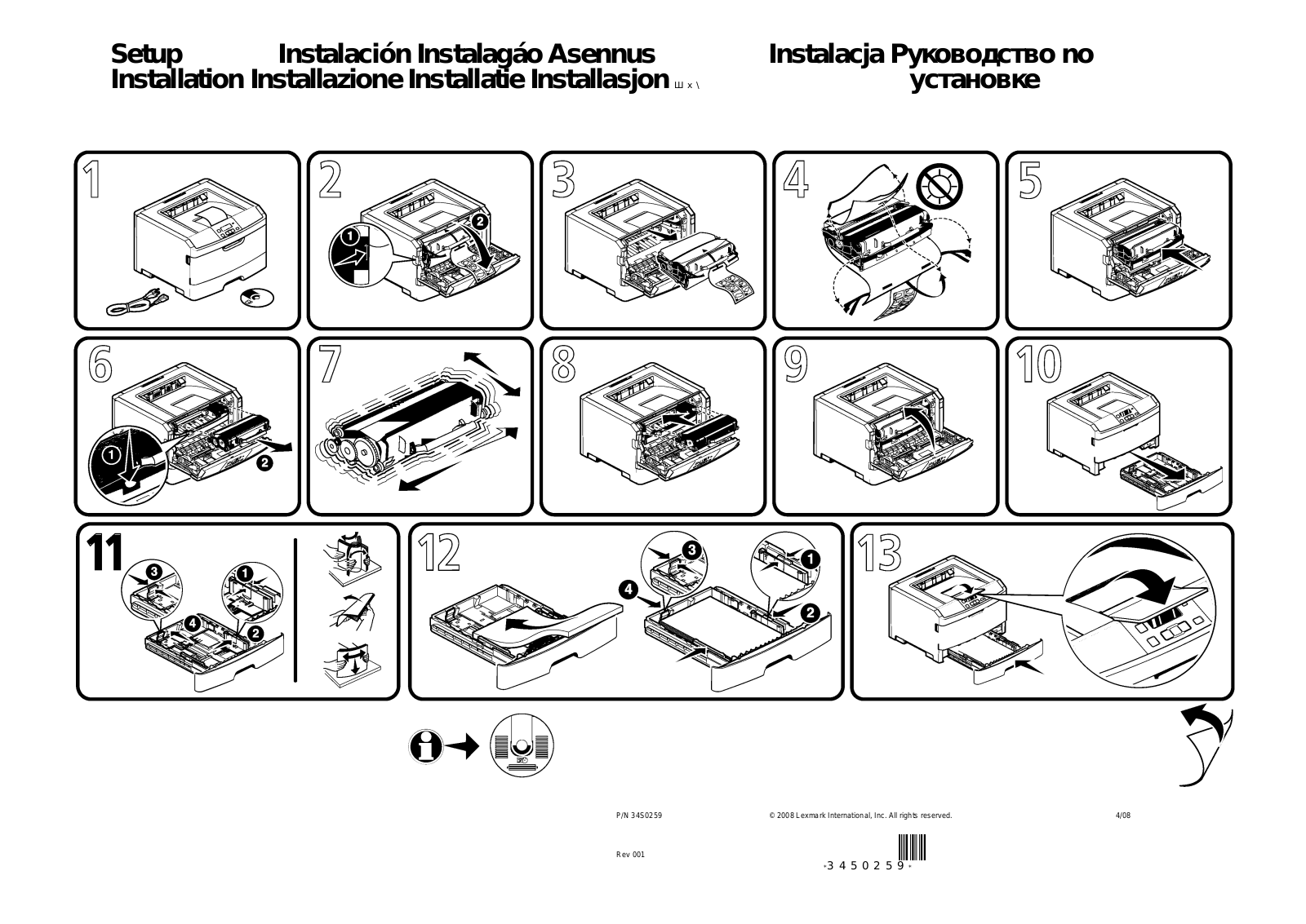 Lexmark 34S0259 User Manual