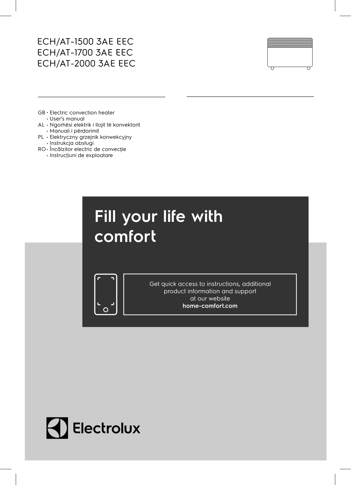 ELECTROLUX ECH-AT-1500 3AE EEC User guide - ManualMachine.com