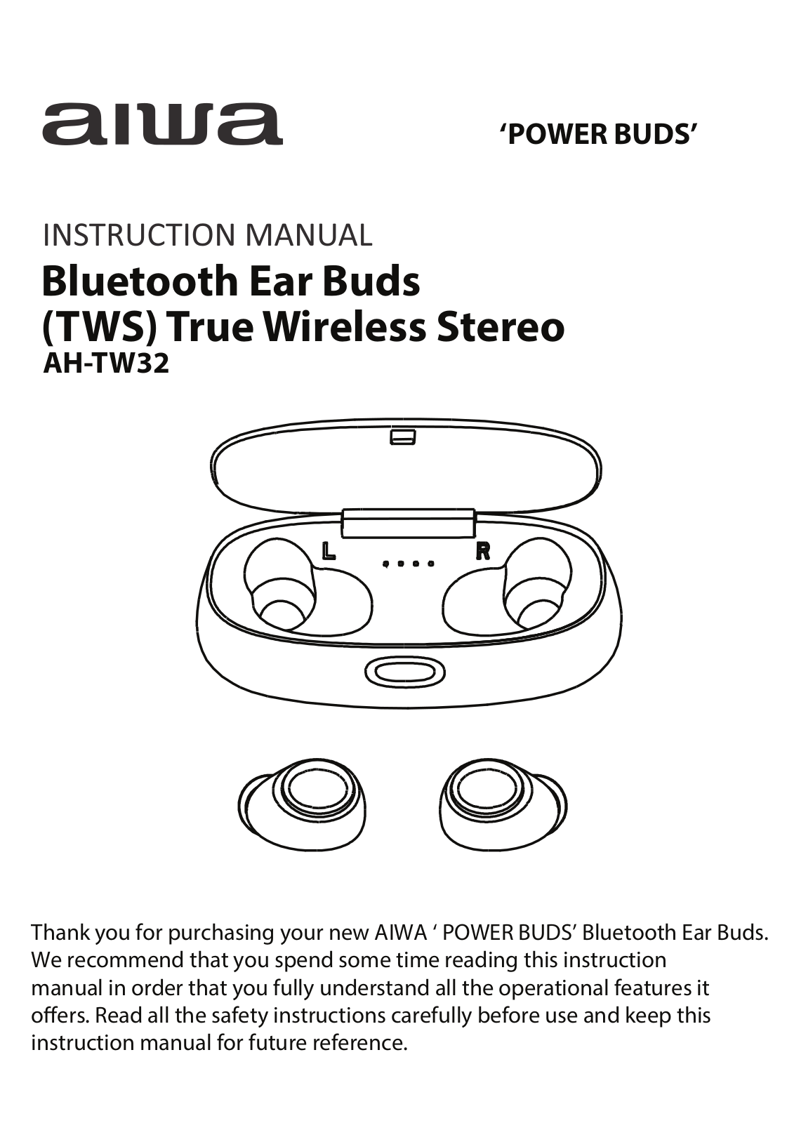 Aiwa AH-TW32 User Manual