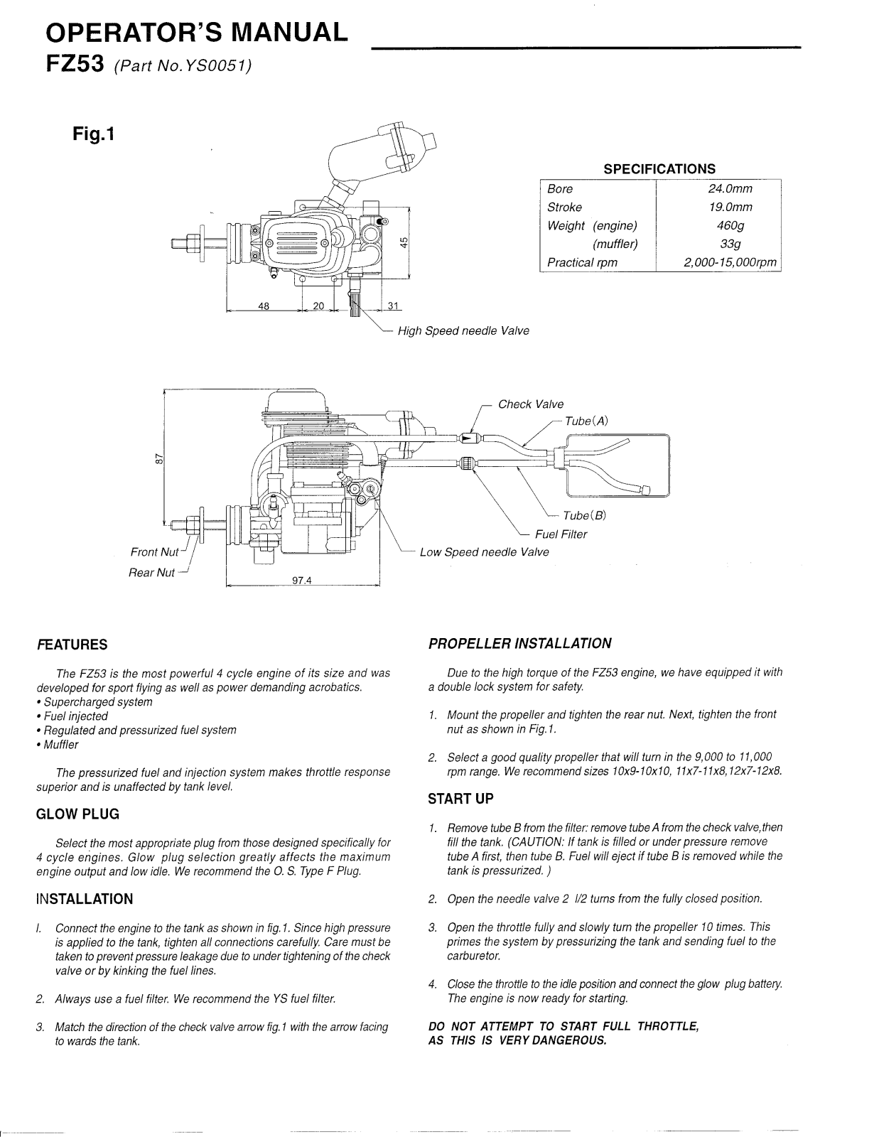 Ys FZ53 User Manual