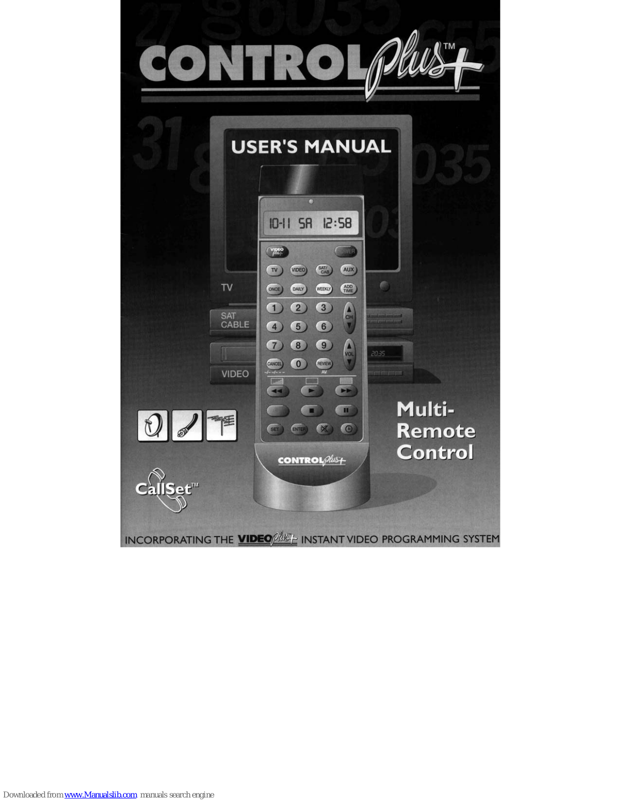 VideoPlus ControlPlus+ User Manual