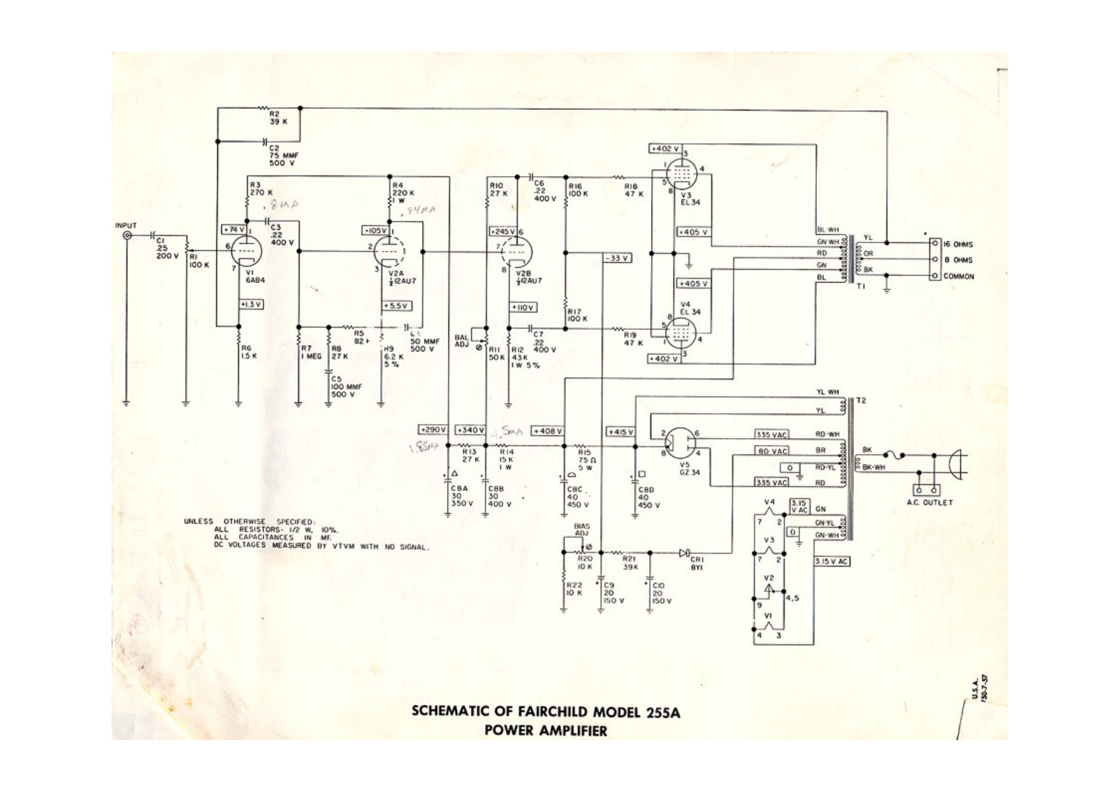 Other F Fairchild-255A Schematic - ManualMachine.com