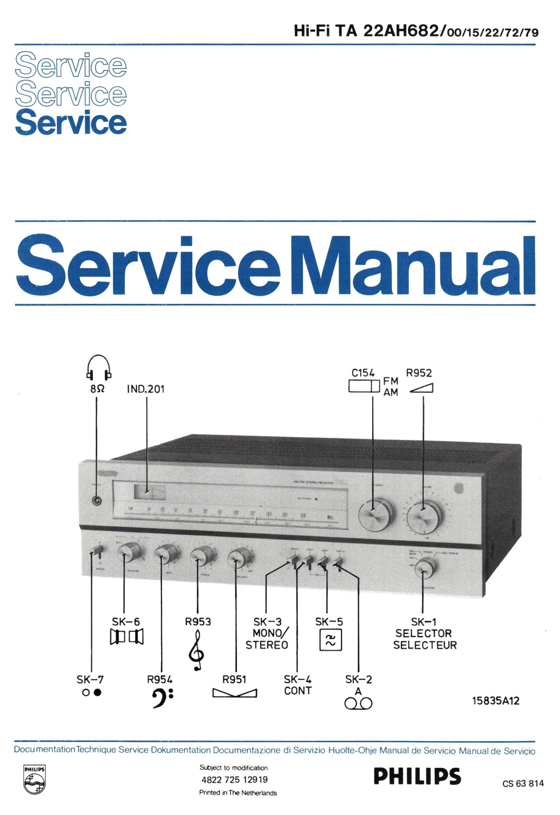 Philips AH682 Schematic