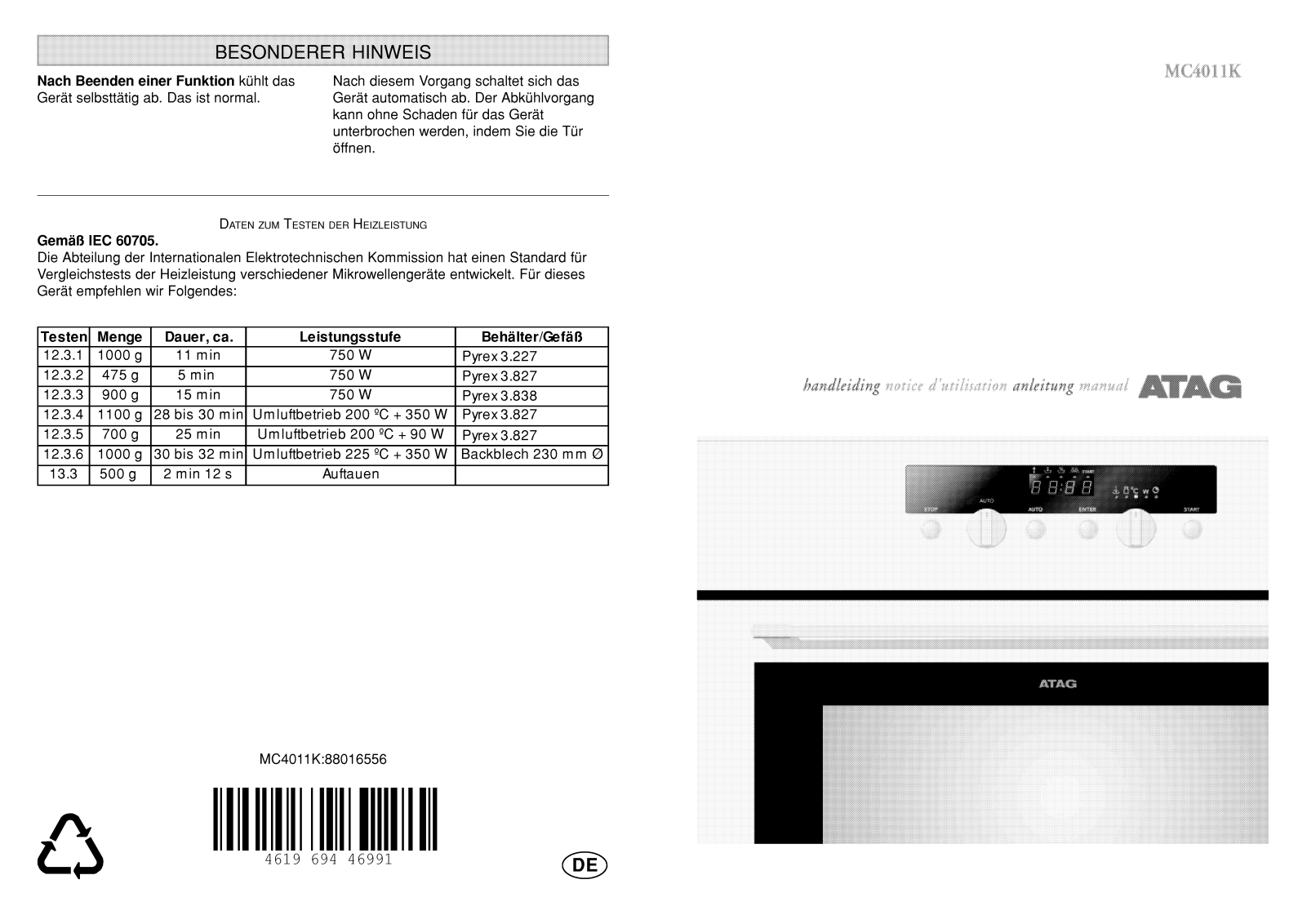 Pelgrim MAG 685 RVS User Manual