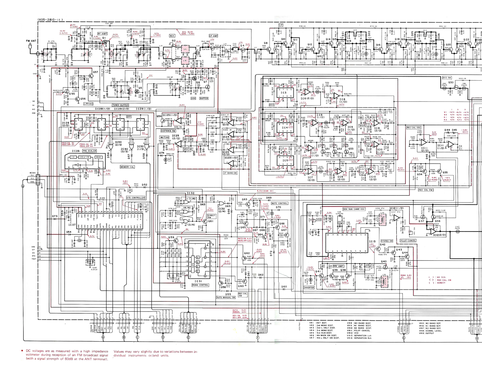 Kenwood KT-1100-SD Schematic