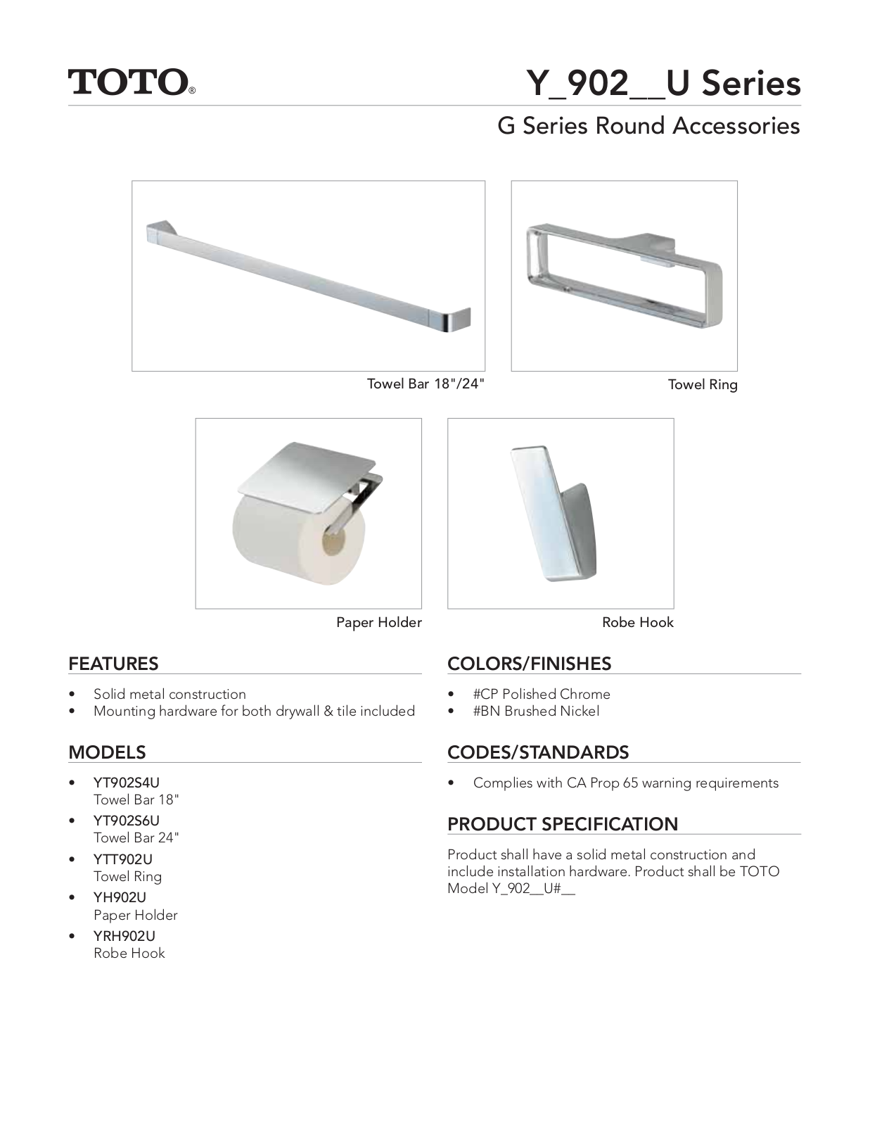 TOTO SBSA2093 Specifications - ManualMachine.com