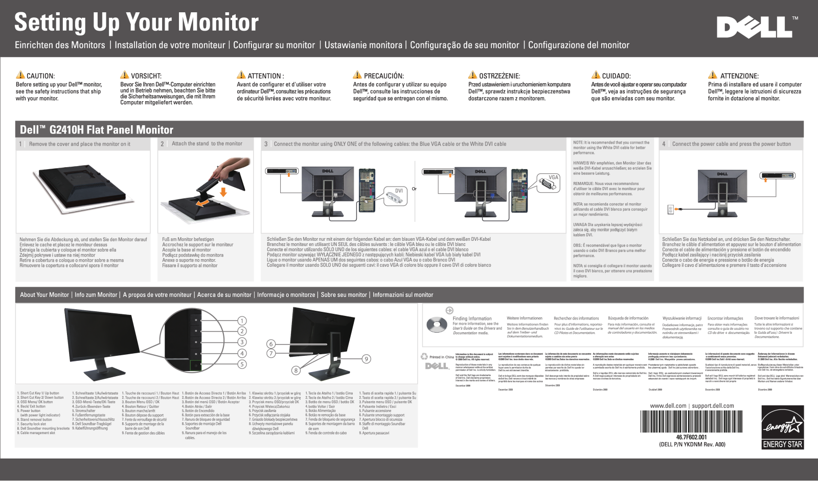 Dell G2410H, YKDNM User Manual