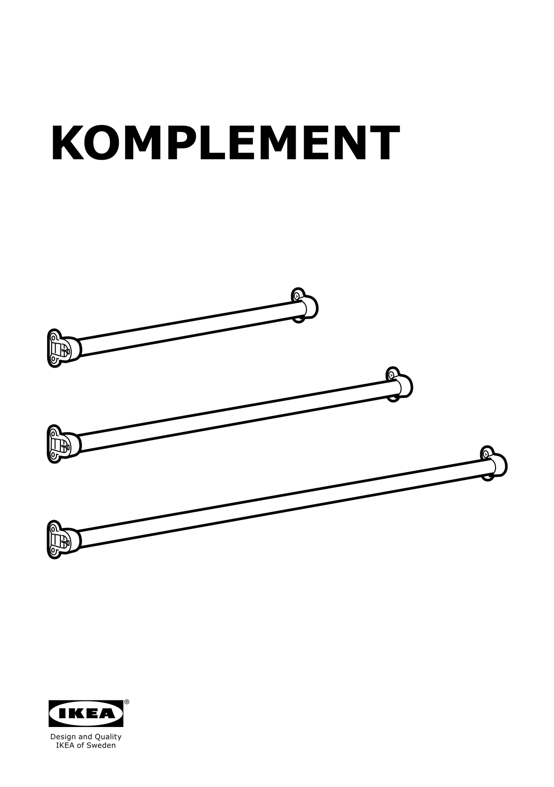 Ikea S49025589, S49096001, S49127432, S49127583, S49127823 Assembly instructions