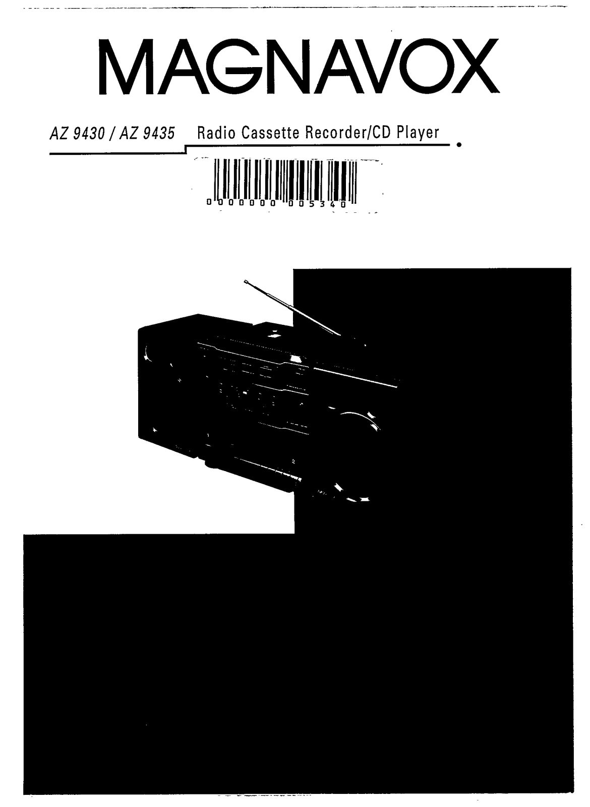 Philips AZ9435/05, AZ9435/00, AZ9430/01, AZ9435, AZ9430 User Manual