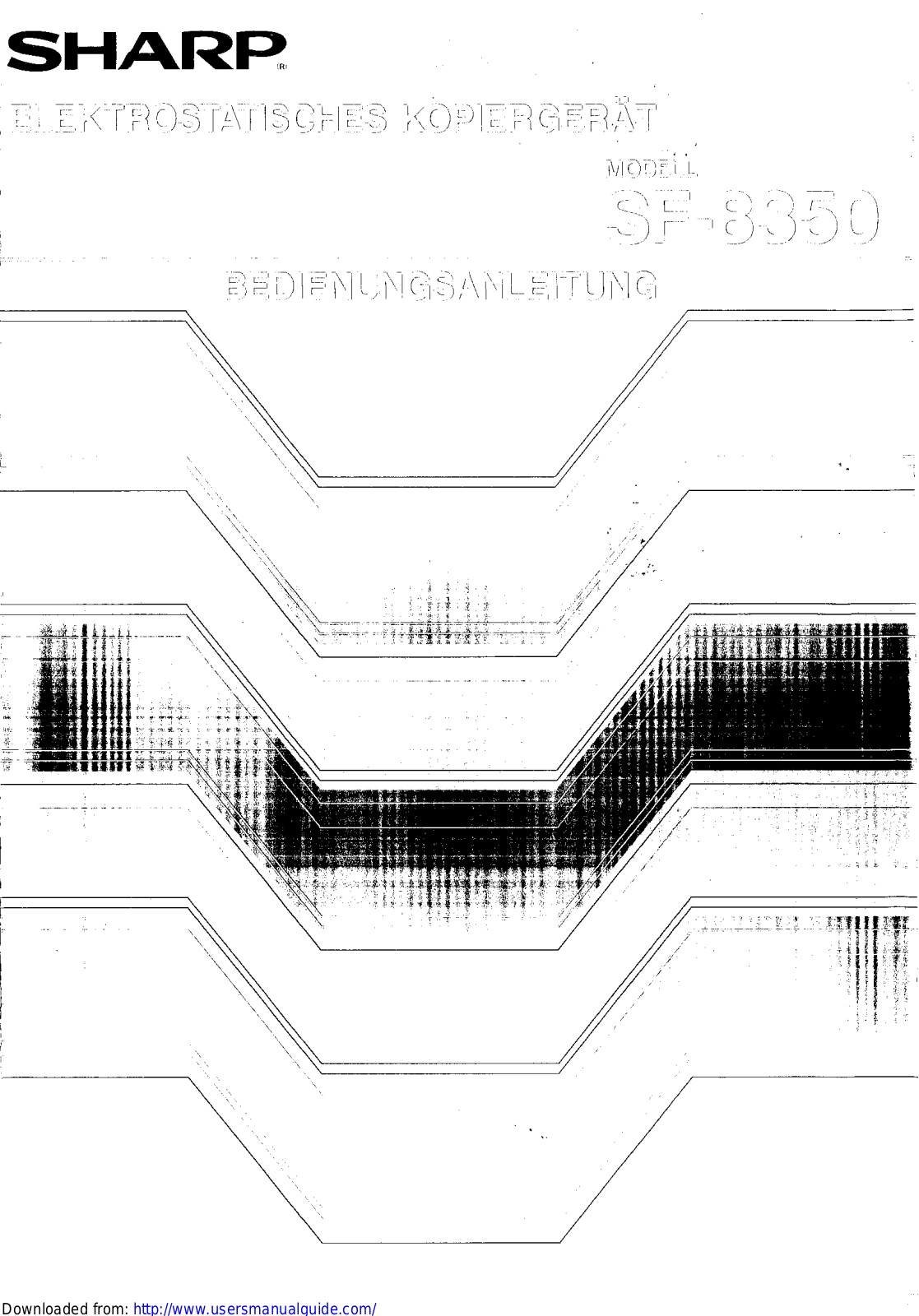 SHARP SF-8350 User Manual