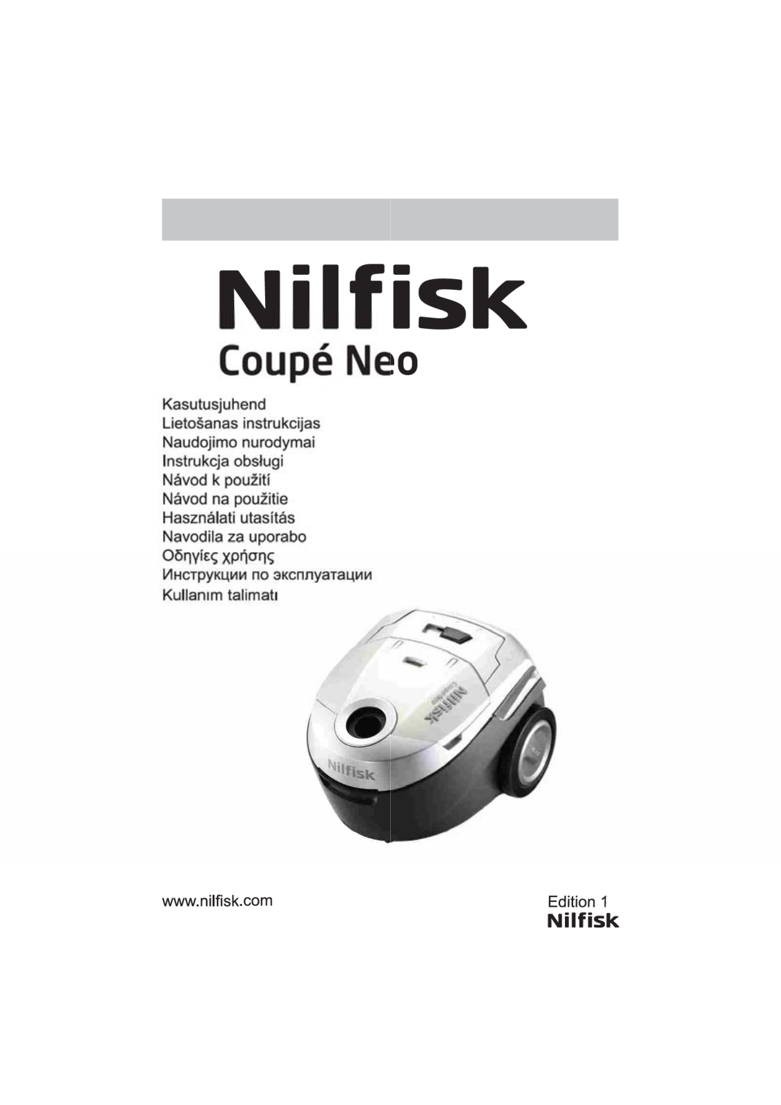 Nilfisk COUPE NEO User Manual