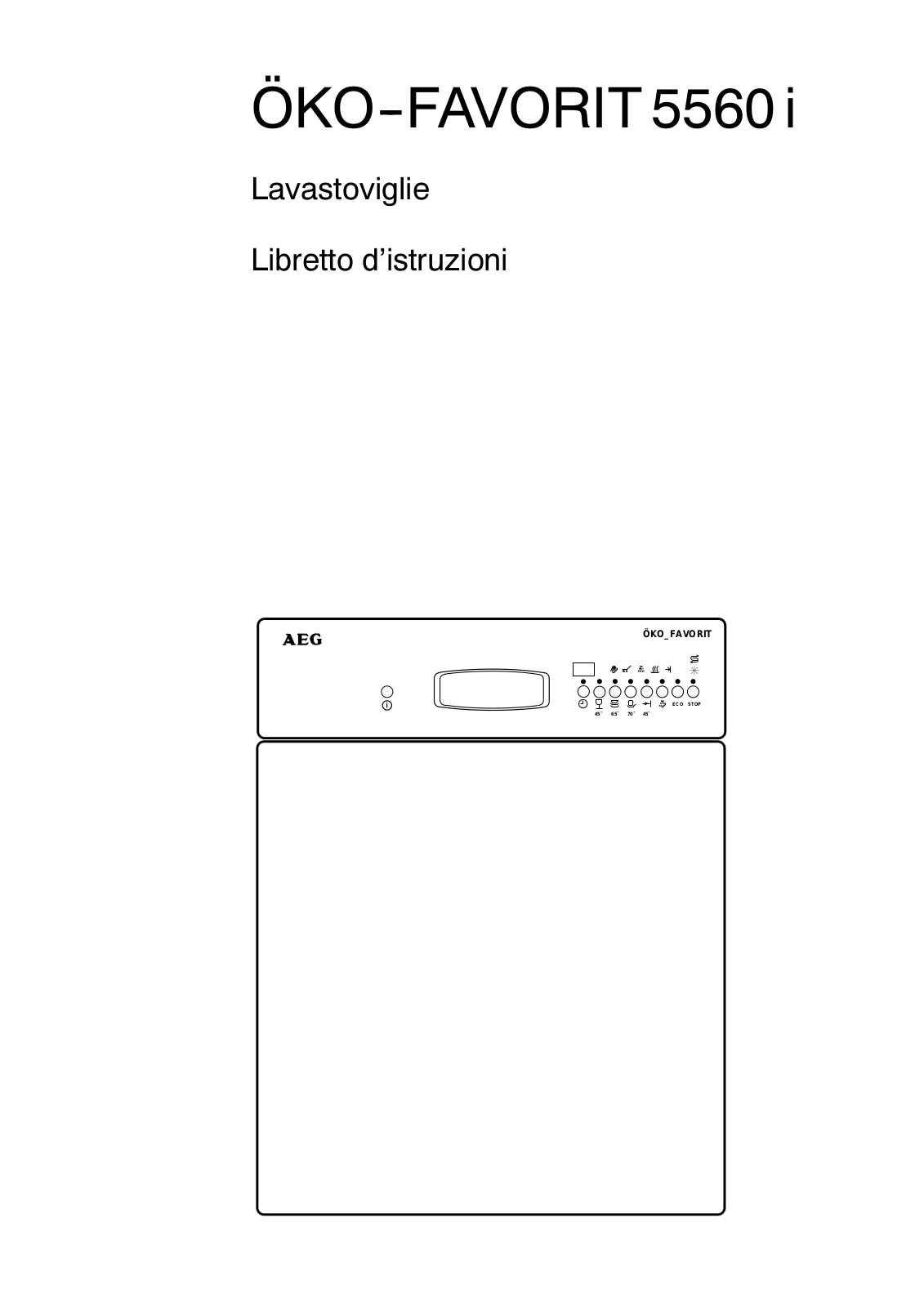 AEG FAV5560-M, FAV5560I-B, FAV5560I-M, FAV5560I-W User Manual